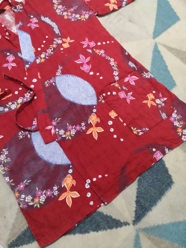Japanese Brand Kimono Hanten Goldfish Cardigan Jacket Size US S / EU 44-46 / 1 - 2 Thumbnail
