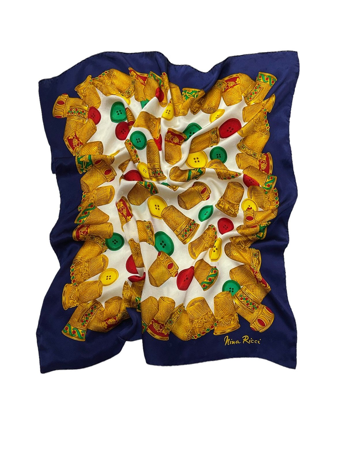 Nina Ricci Vintage Luxury Nina Ricci Silk Scarves Italy Size ONE SIZE - 1 Thumbnail