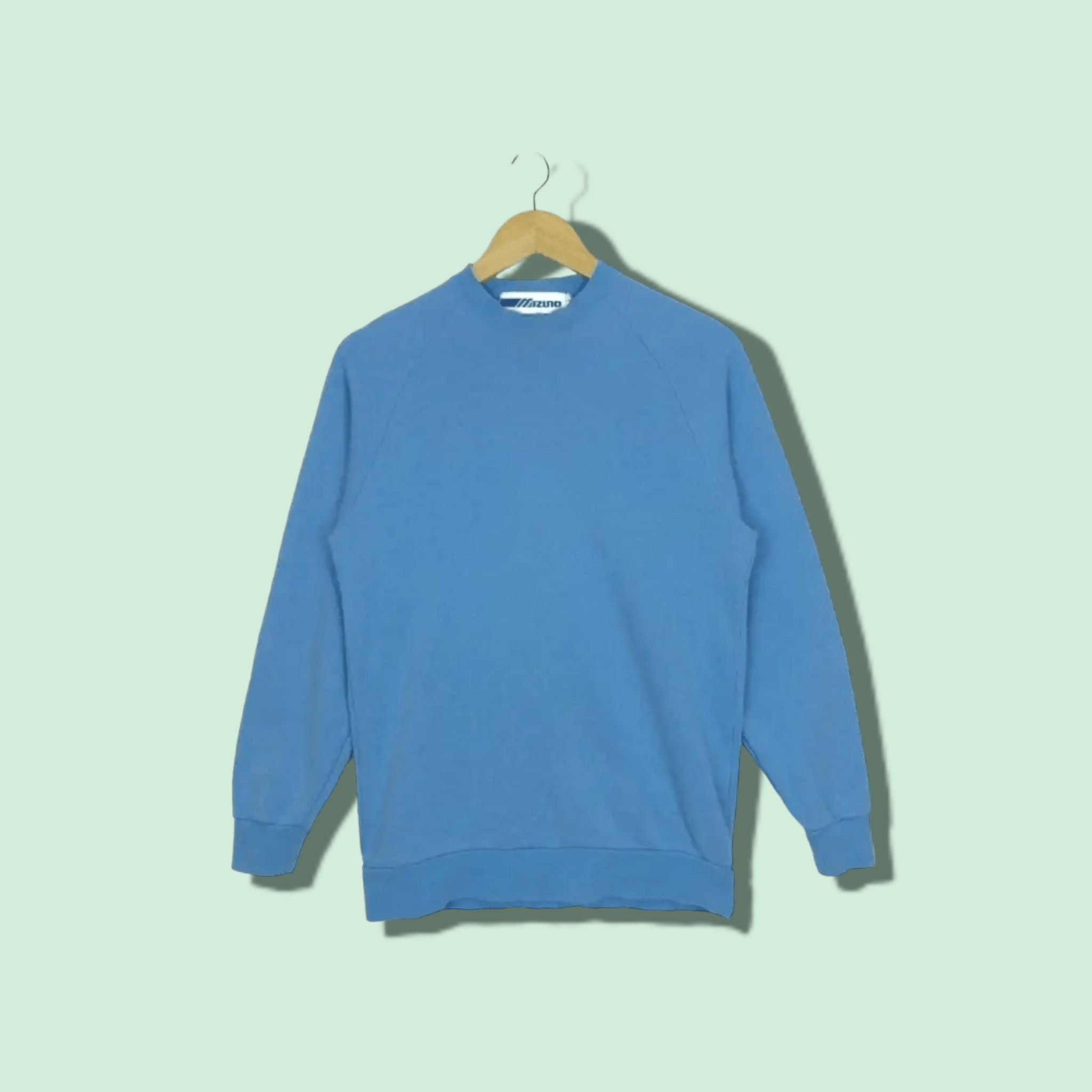 Mizuno Vintage 90's MIZUNO Sportswear Plain Sweater Sweatshirts Size US S / EU 44-46 / 1 - 1 Thumbnail