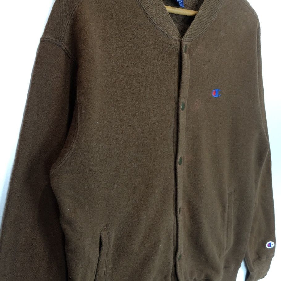 Champion CHAMPION Small Embroidery Logo Button Up Sweatshirts Size US M / EU 48-50 / 2 - 7 Thumbnail