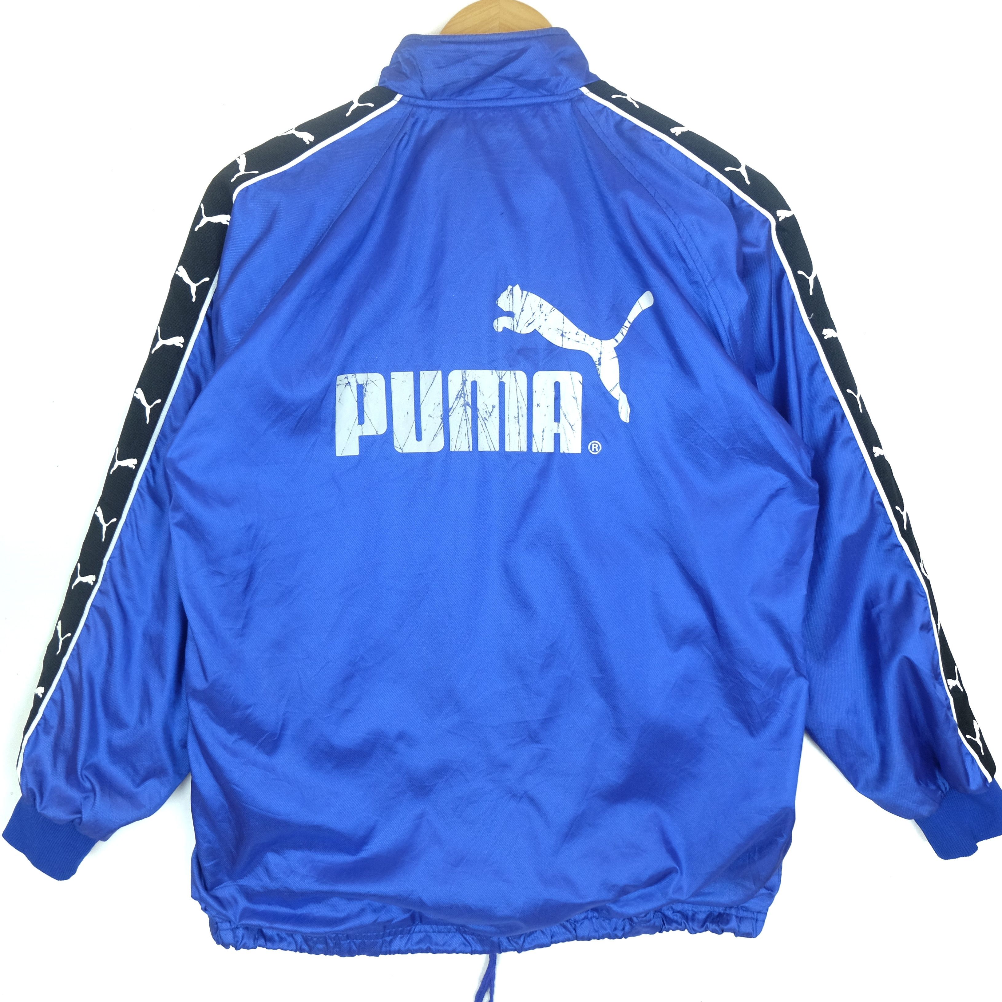 Puma PUMA Big Logo Sidetape Sportswear Training Jacket Size US S / EU 44-46 / 1 - 2 Thumbnail
