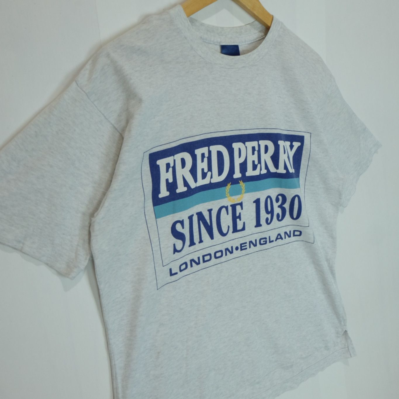 Fred Perry Vintage 90's FRED PERRY Big Spell Out Logo T Shirt Size US M / EU 48-50 / 2 - 3 Thumbnail