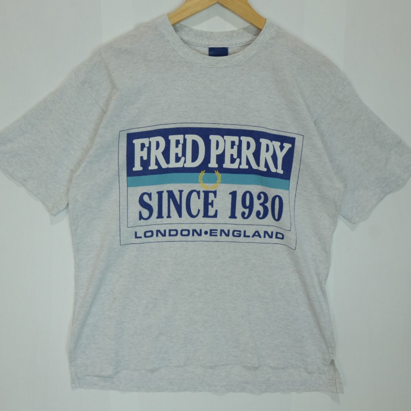 Fred Perry Vintage 90's FRED PERRY Big Spell Out Logo T Shirt Size US M / EU 48-50 / 2 - 2 Thumbnail