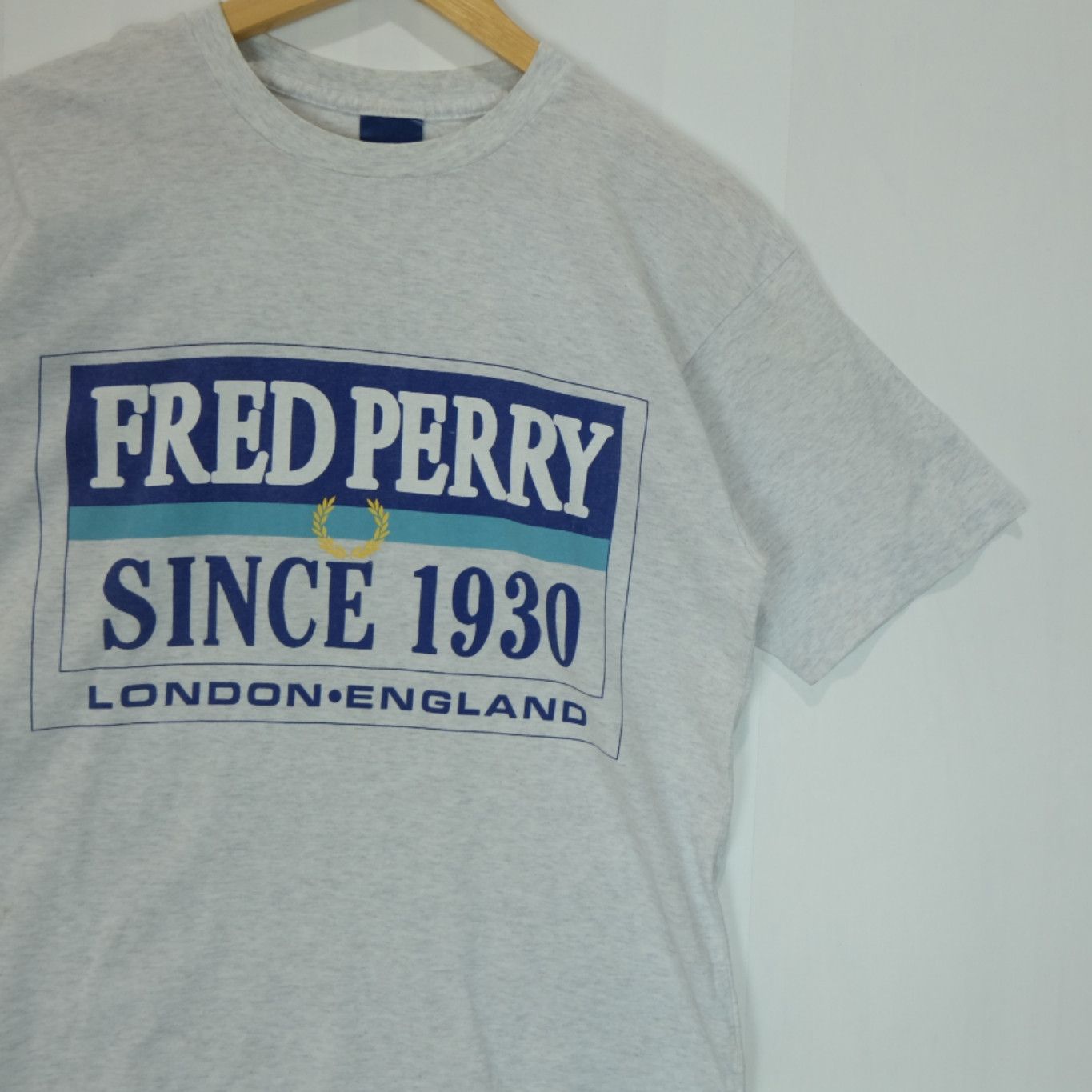 Fred Perry Vintage 90's FRED PERRY Big Spell Out Logo T Shirt Size US M / EU 48-50 / 2 - 5 Thumbnail