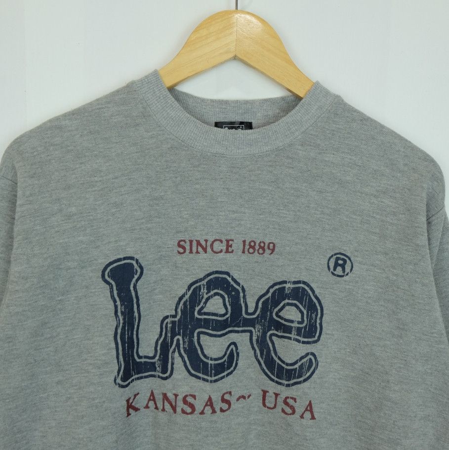 Lee Vintage LEE Sweatshirts Jumper Pullover Sweater Size US L / EU 52-54 / 3 - 3 Thumbnail