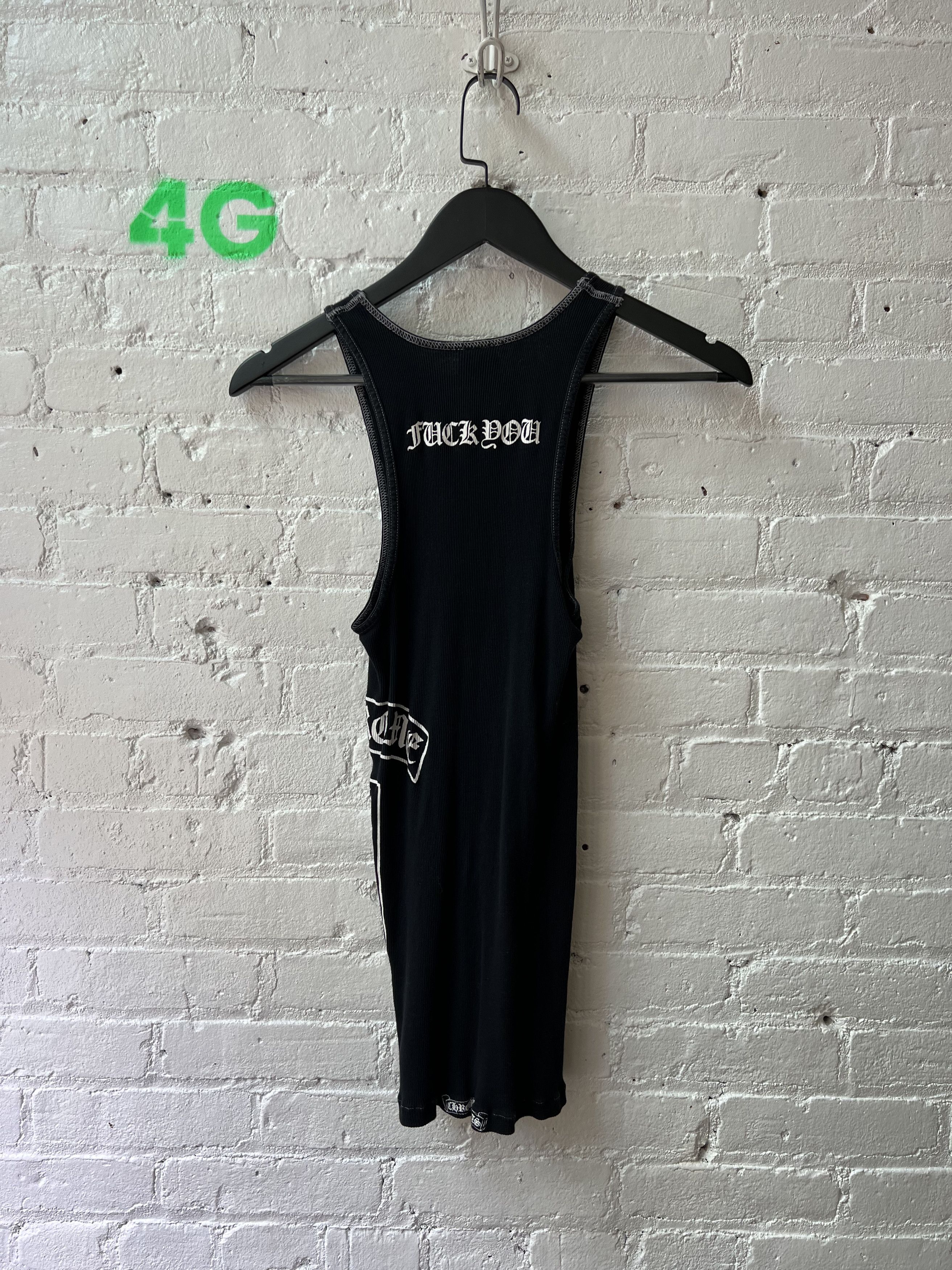 Chrome Hearts × Vintage Vintage Chrome Hearts FUCK YOU Tank Top Size US M / EU 48-50 / 2 - 4 Thumbnail