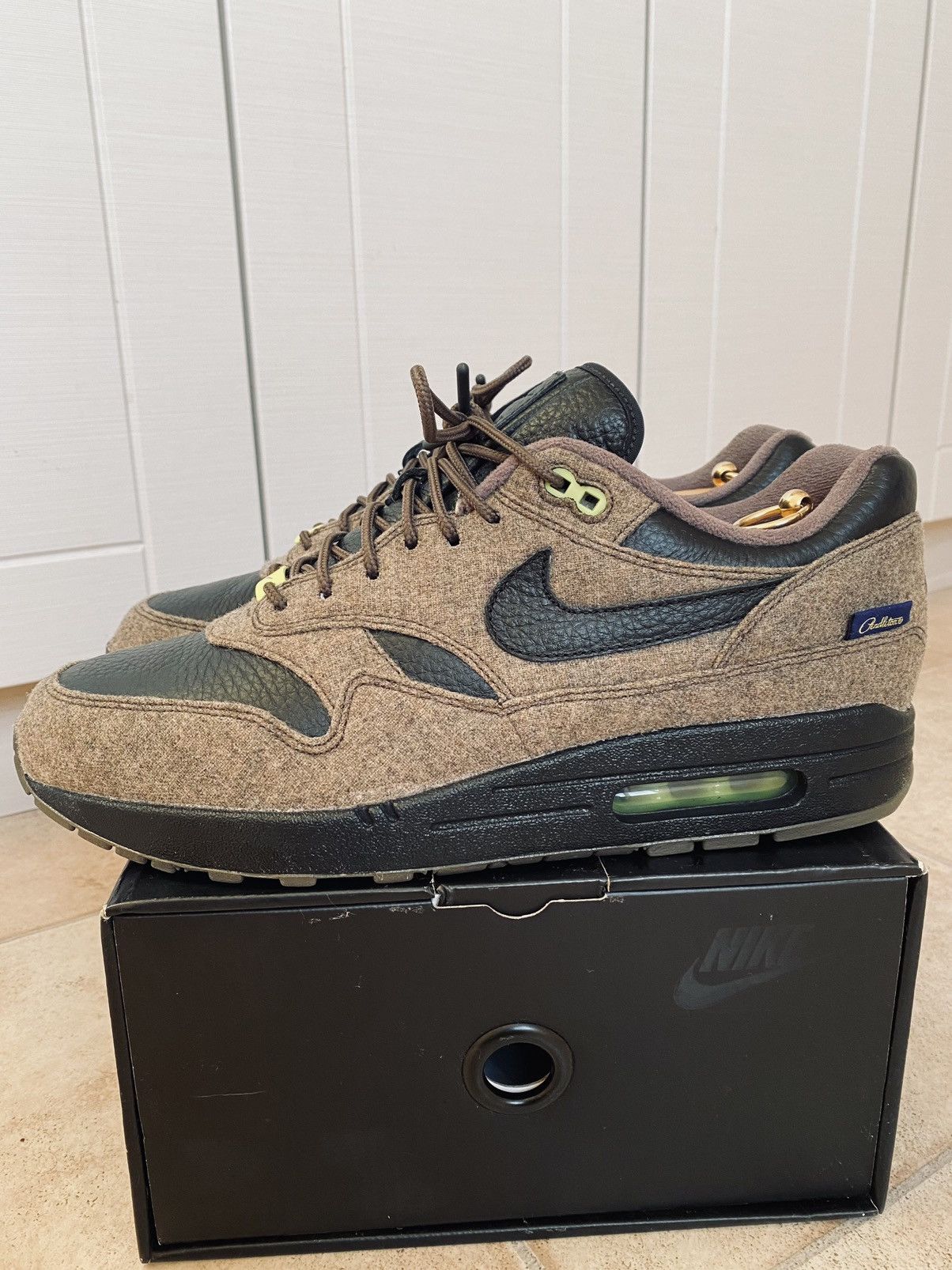 NikeLab Air Max1 🆔 Wool Parra Atmos Bw