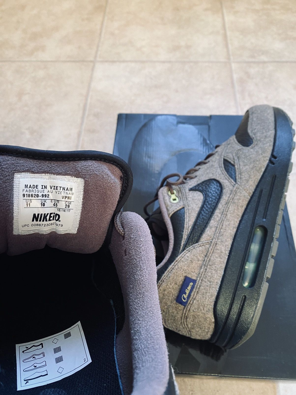 Nike × Nike ACG × Pendleton NikeLab Air Max1 🆔 Wool Parra Atmos Bw Size US 11 / EU 44 - 5 Thumbnail