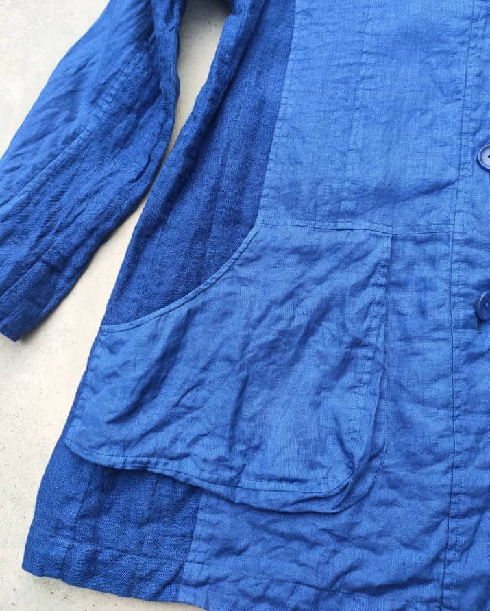 Hiroko Koshino Homme Hiroko Koshino Button Up Hoodie Size M / US 6-8 / IT 42-44 - 2 Thumbnail