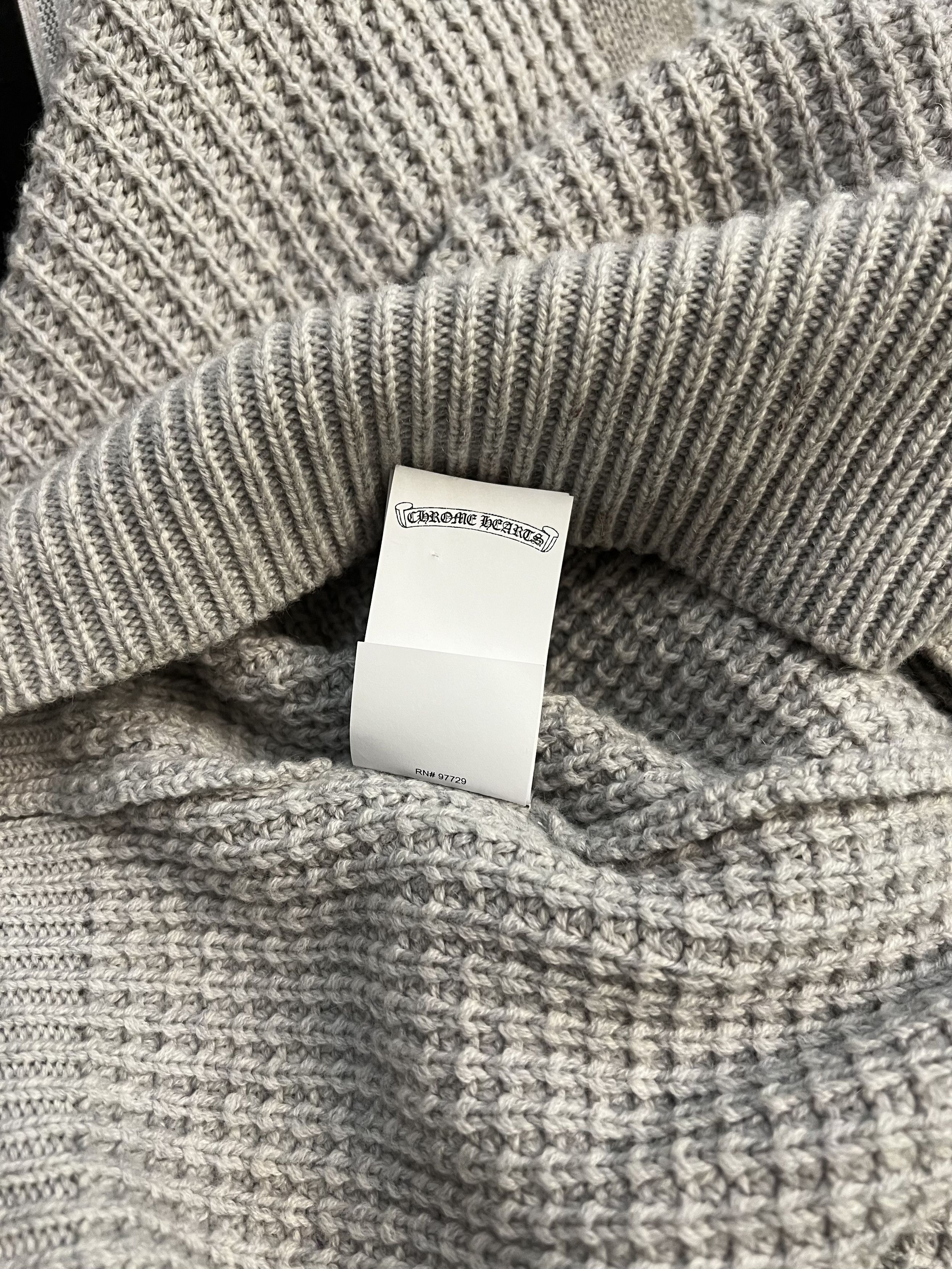 Chrome Hearts Chrome Hearts Cross Cashmere Cardigan Cross Patch Size US XXL / EU 58 / 5 - 14 Thumbnail