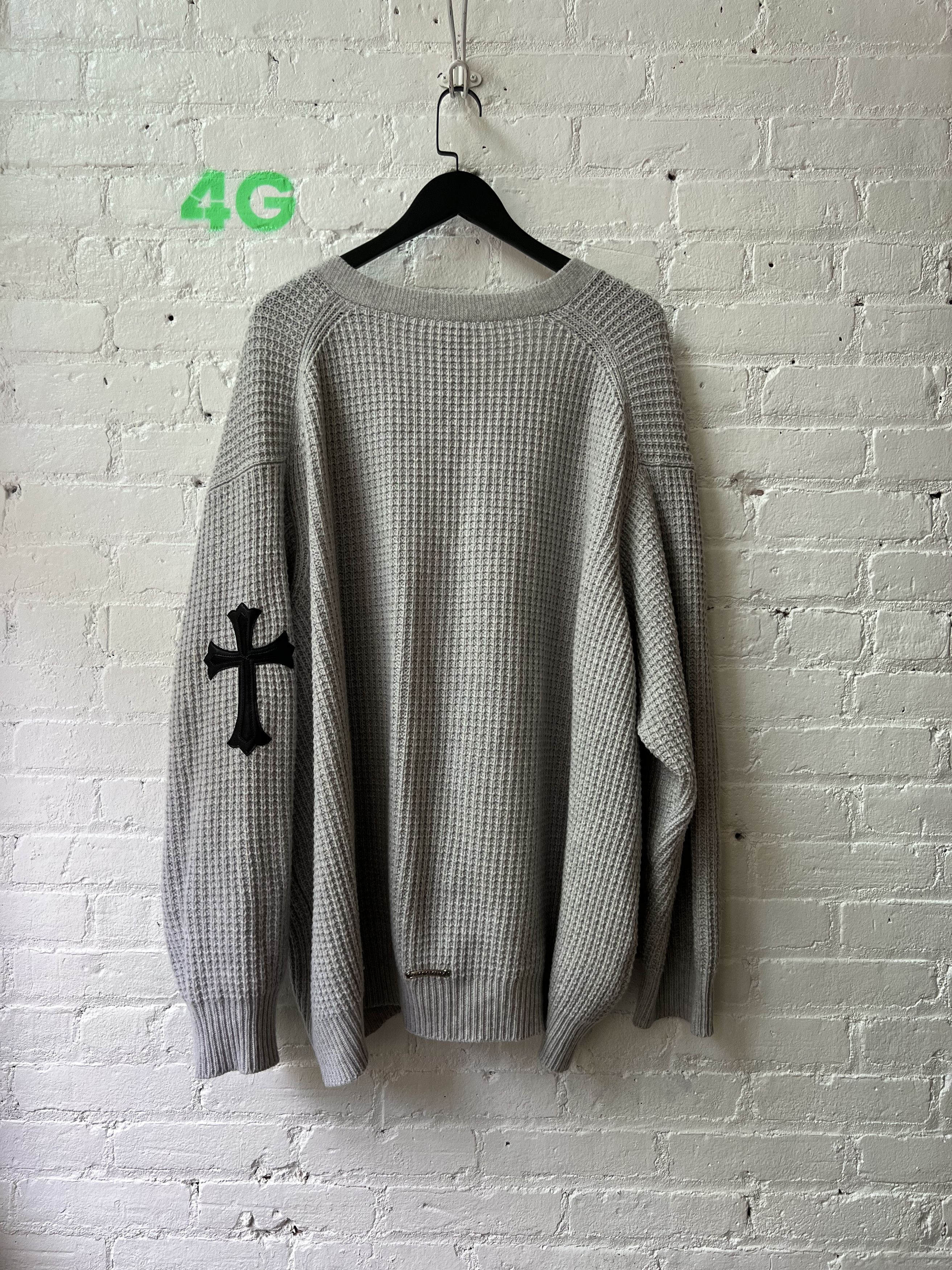 Chrome Hearts Chrome Hearts Cross Cashmere Cardigan Cross Patch Size US XXL / EU 58 / 5 - 3 Thumbnail