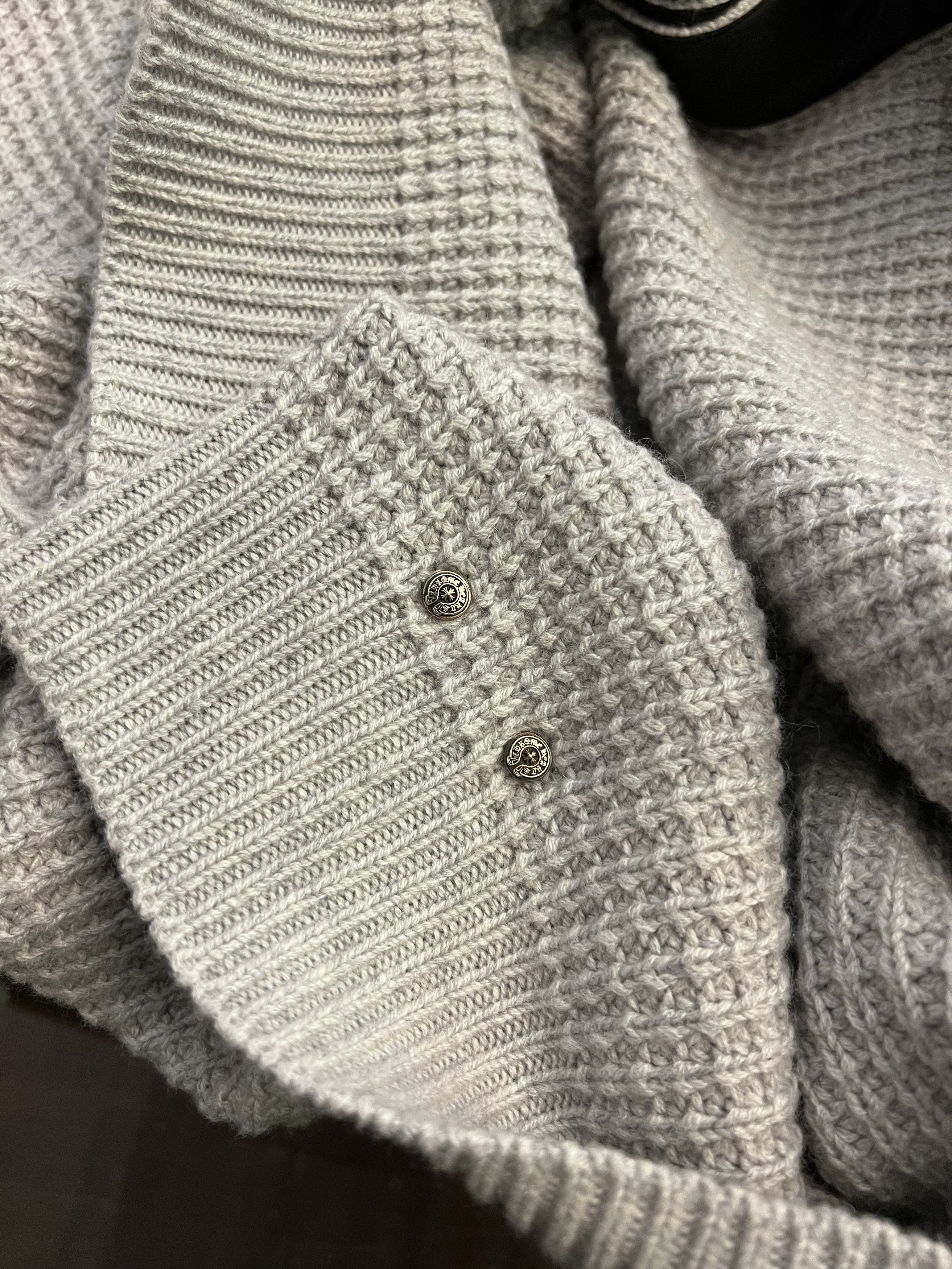 Chrome Hearts Chrome Hearts Cross Cashmere Cardigan Cross Patch Size US XXL / EU 58 / 5 - 10 Thumbnail