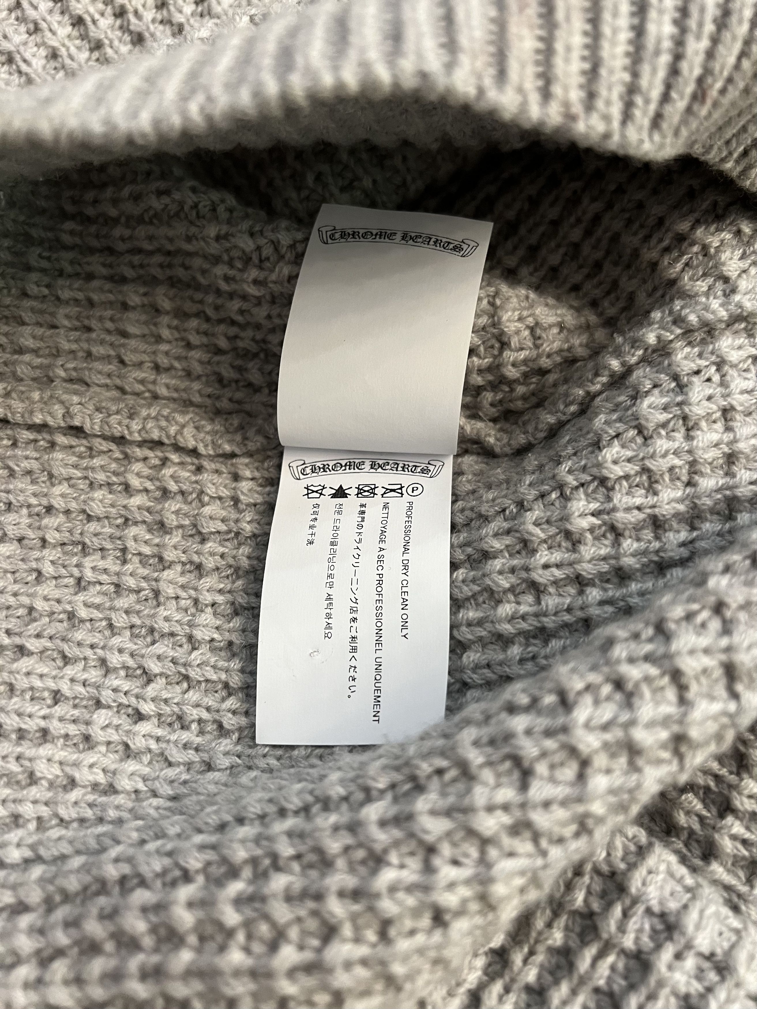 Chrome Hearts Chrome Hearts Cross Cashmere Cardigan Cross Patch Size US XXL / EU 58 / 5 - 12 Thumbnail