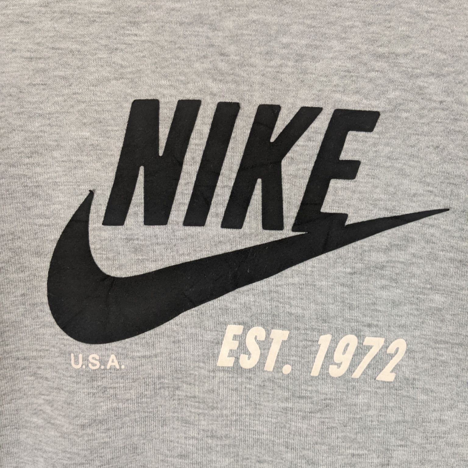 Nike 90's NIKE Big Swoosh Logo Spell Out Jumper Sweatshirt Size M / US 6-8 / IT 42-44 - 5 Thumbnail