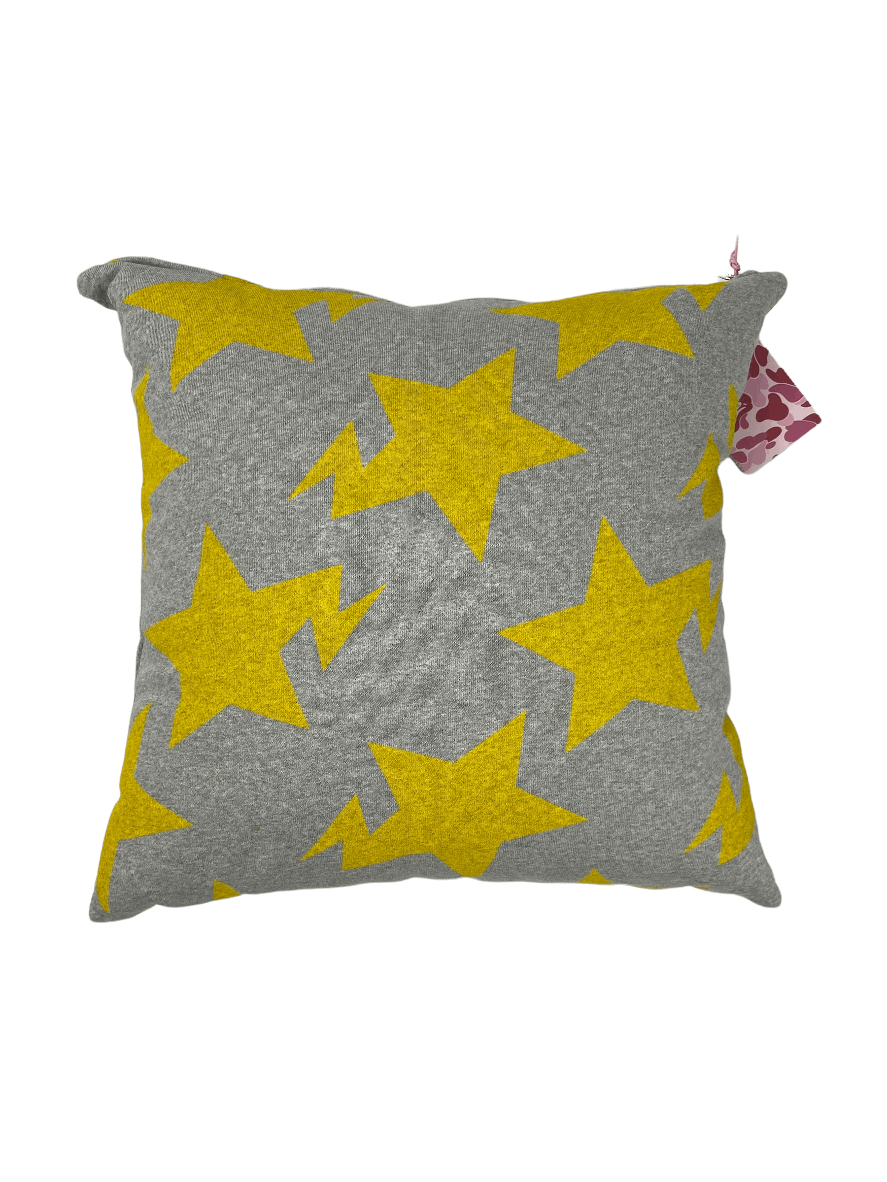 image of New 2005 - 2007 Bape Sta Logo Pillow in Yellow, Men's
