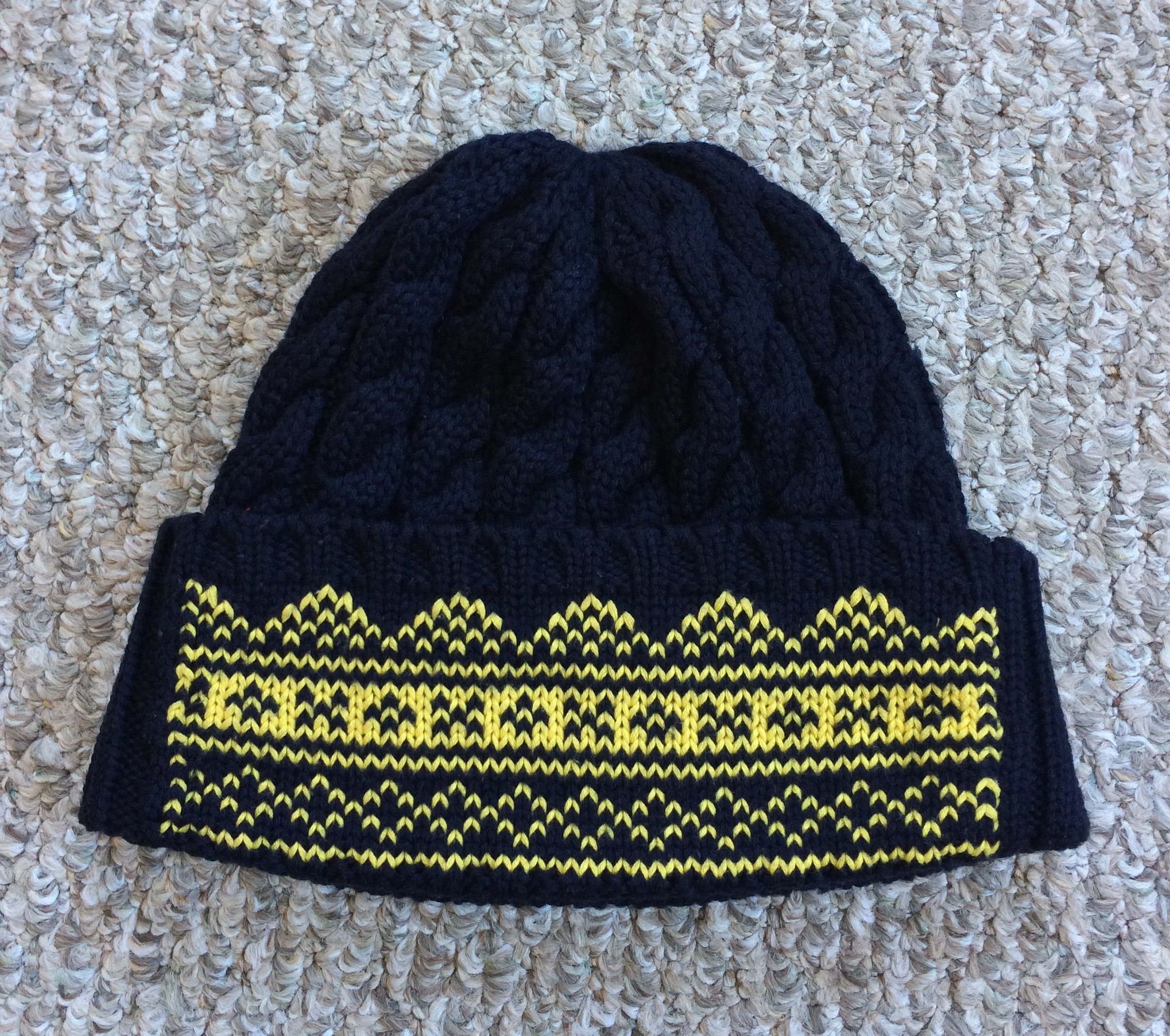 Maison MIHARA YASUHIRO Early Mihara Yasuhiro King's Crown Beanie Hat Size ONE SIZE - 1 Thumbnail
