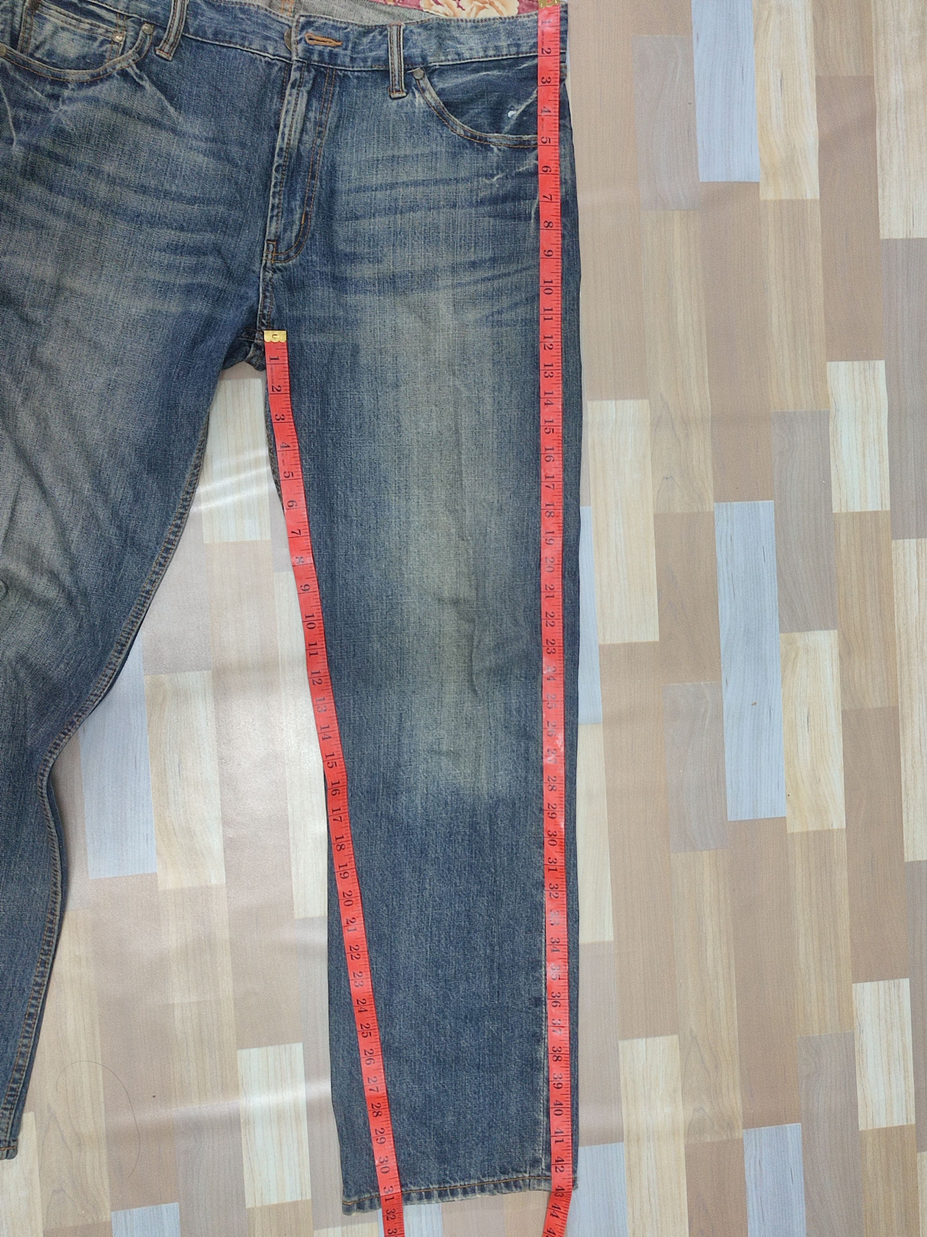 Japanese Brand Vintage koi karakuri Embroidered Sukajan Jeans Size US 40 / EU 56 - 10 Thumbnail