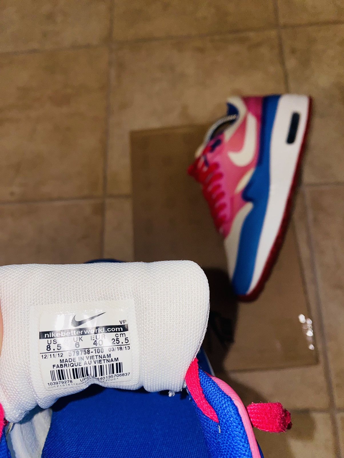 Nike × atmos Nike Air Max 1 Prm Hyperfuse Tn Parra Concepts Clot Size US 7 / EU 40 - 11 Thumbnail