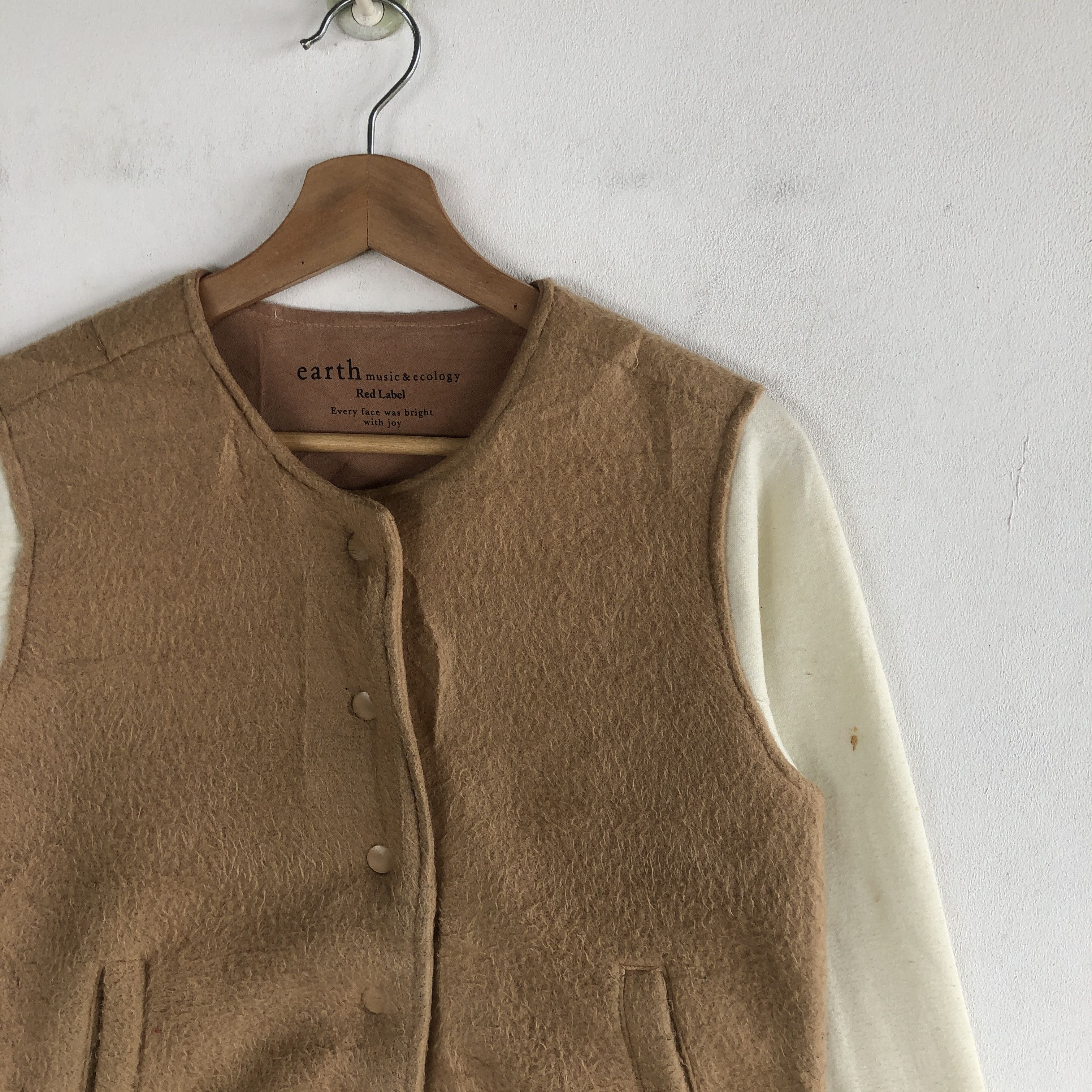 Japanese Brand Japanese Varsity Jackets Japanese Sherpa Wool Jacket Size XS / US 0-2 / IT 36-38 - 4 Thumbnail
