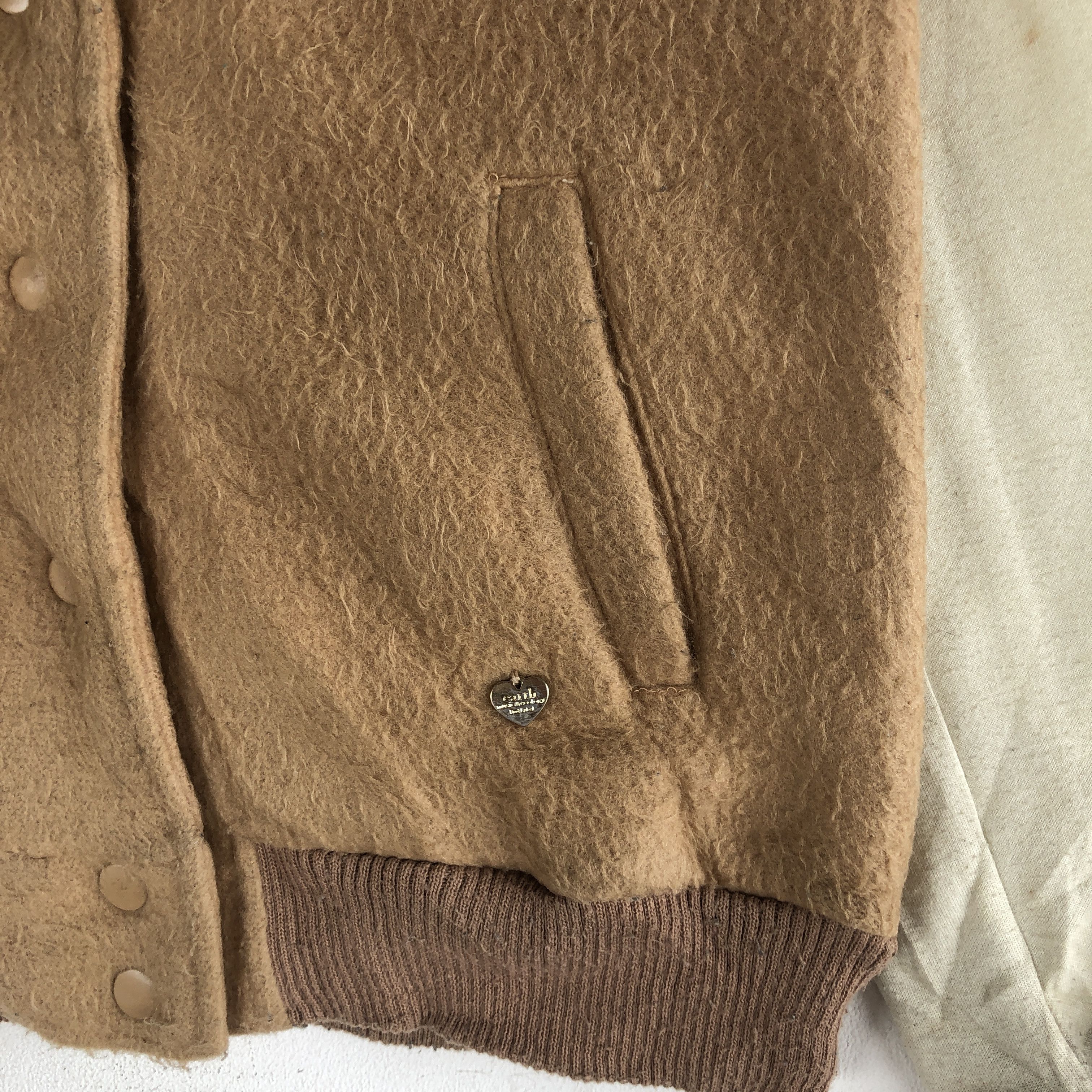 Japanese Brand Japanese Varsity Jackets Japanese Sherpa Wool Jacket Size XS / US 0-2 / IT 36-38 - 5 Thumbnail