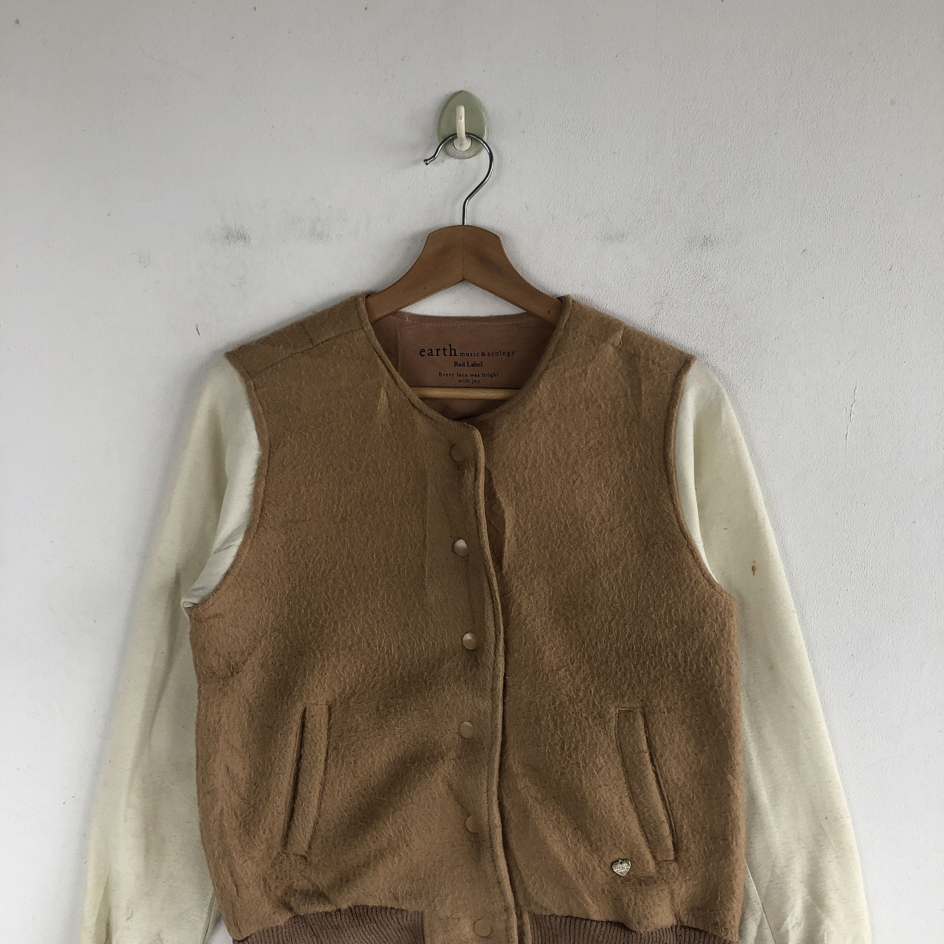 Japanese Brand Japanese Varsity Jackets Japanese Sherpa Wool Jacket Size XS / US 0-2 / IT 36-38 - 3 Thumbnail