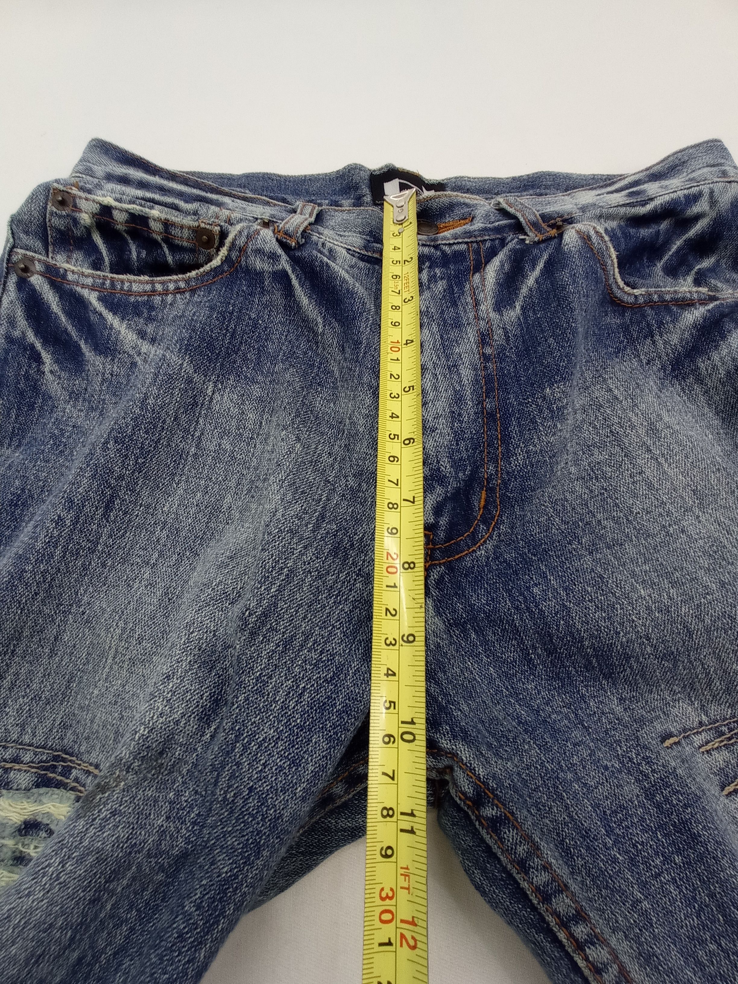 Other Nylaus Crew Design Work Distressed Jeans Pants Size US 31 - 18 Thumbnail