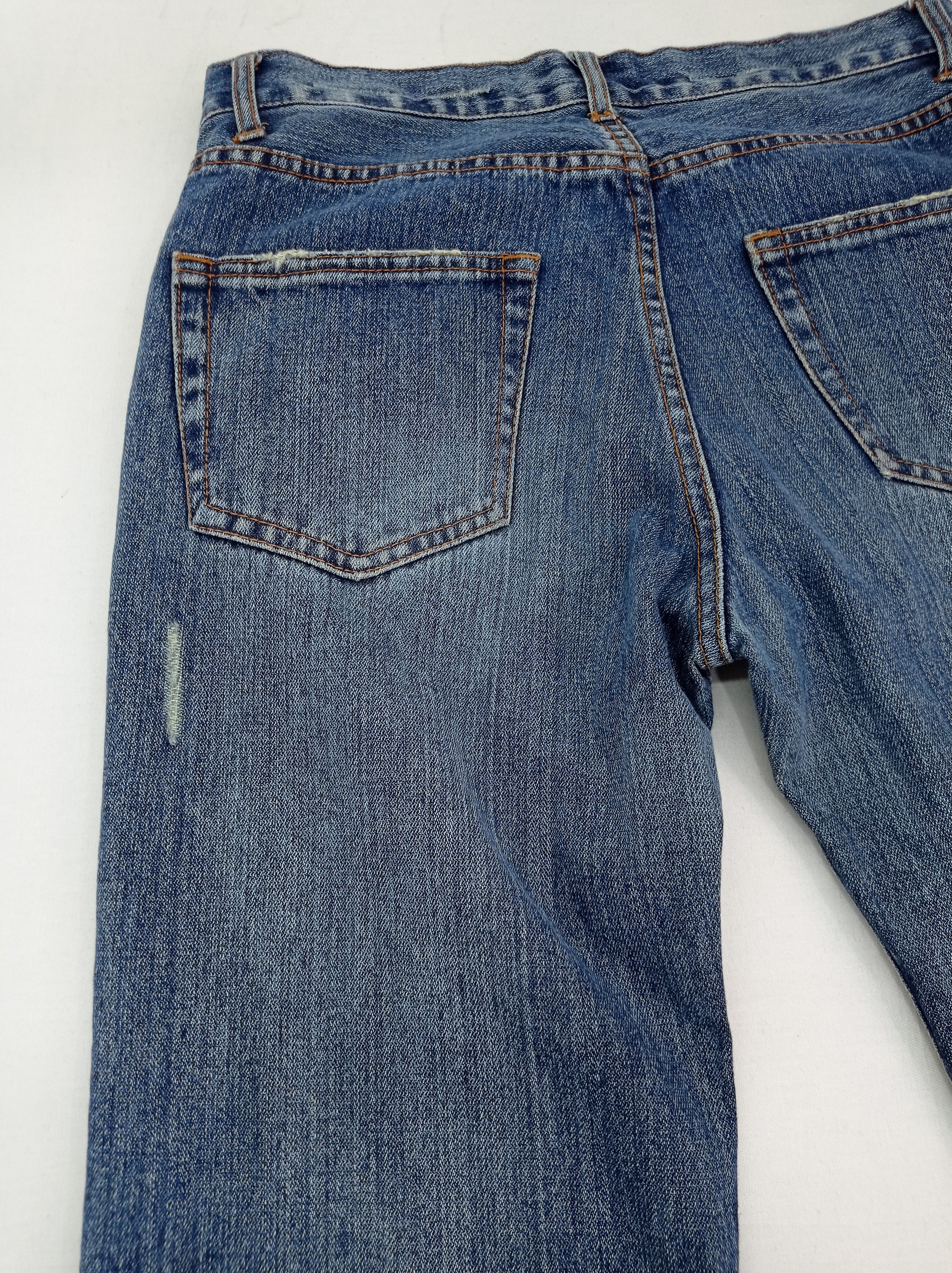 Other Nylaus Crew Design Work Distressed Jeans Pants Size US 31 - 11 Thumbnail