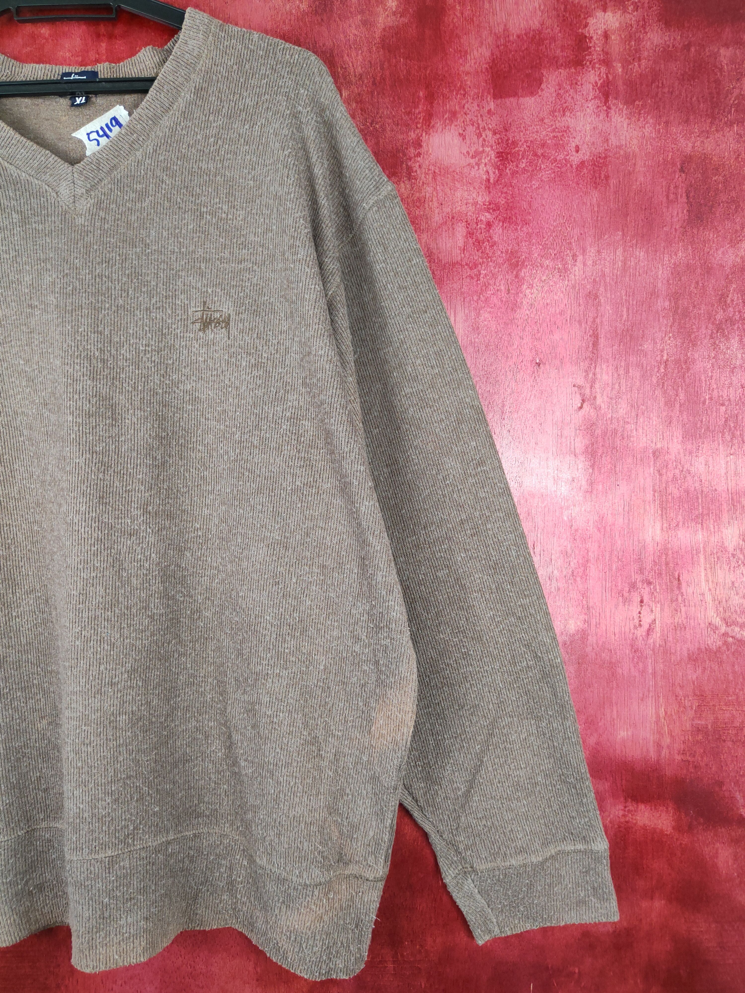Stussy DL Stussy Brown faded vintage Sweatshirt #5419 Size US XL / EU 56 / 4 - 6 Thumbnail