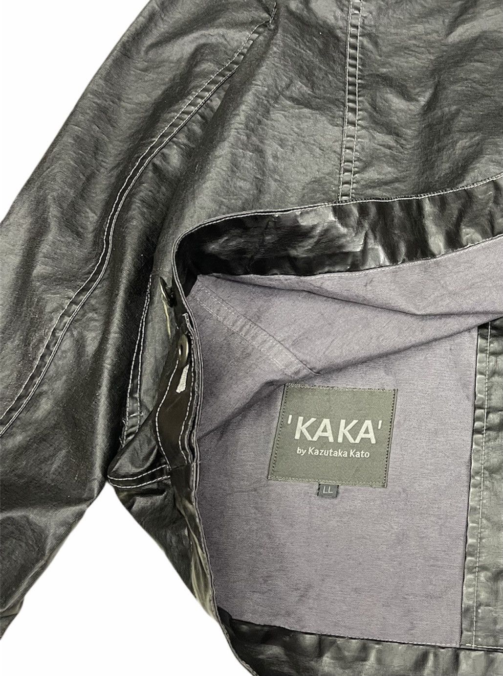 Japanese Brand JAPANESE KAZUTAKA KATO WAXED JACKET Size US L / EU 52-54 / 3 - 7 Thumbnail