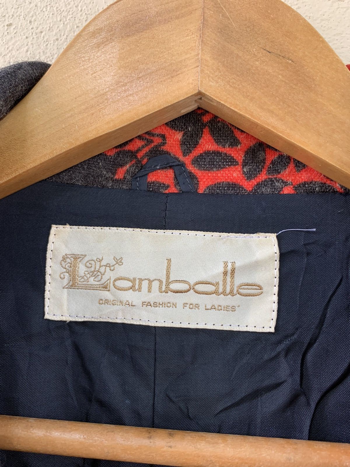 Vintage JapaneseBrand Lamballe Wools Jacket rare design Size US S / EU 44-46 / 1 - 6 Thumbnail