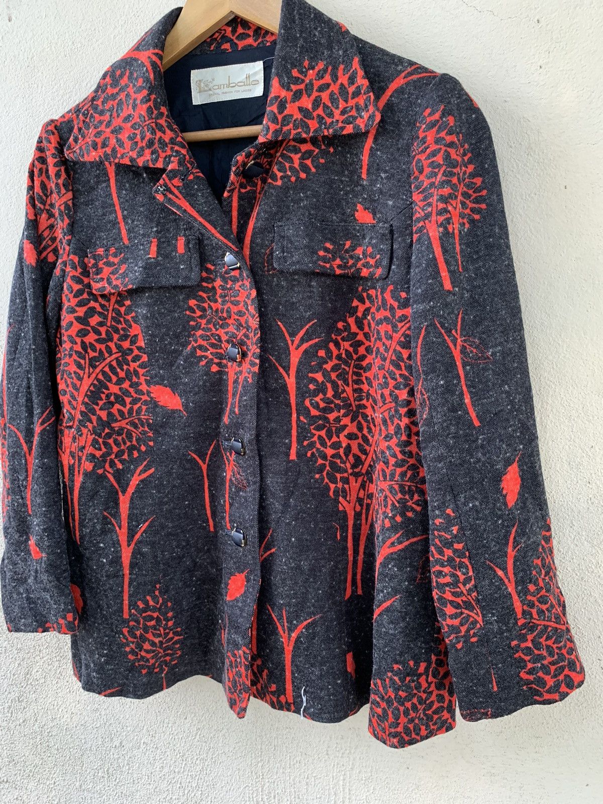 Vintage JapaneseBrand Lamballe Wools Jacket rare design Size US S / EU 44-46 / 1 - 4 Thumbnail