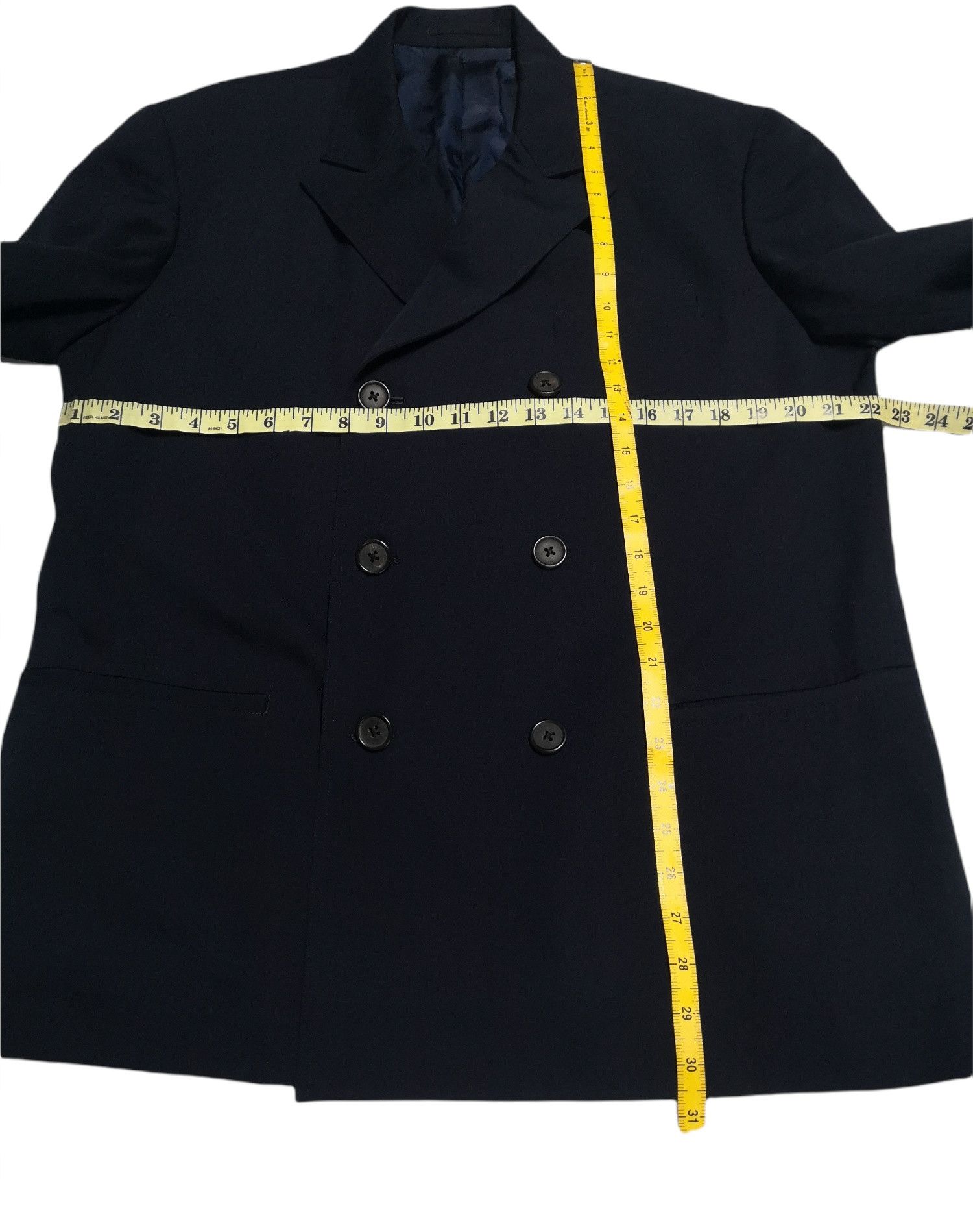 Yohji Yamamoto 🔥RUN AWAY YOHJI YAMAMOTO DOUBLE BREAST JACKET Size US L / EU 52-54 / 3 - 7 Thumbnail