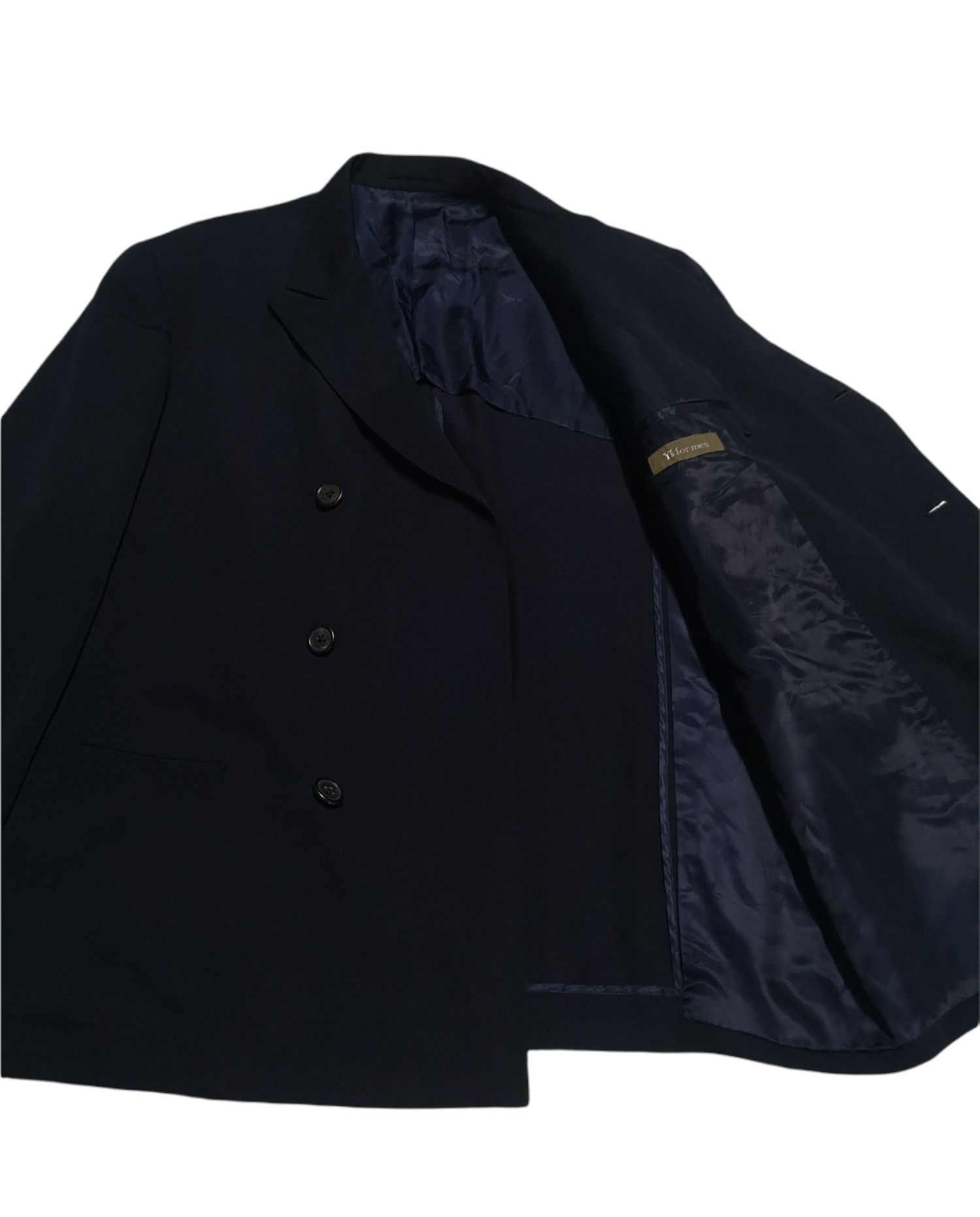 Yohji Yamamoto 🔥RUN AWAY YOHJI YAMAMOTO DOUBLE BREAST JACKET Size US L / EU 52-54 / 3 - 4 Thumbnail