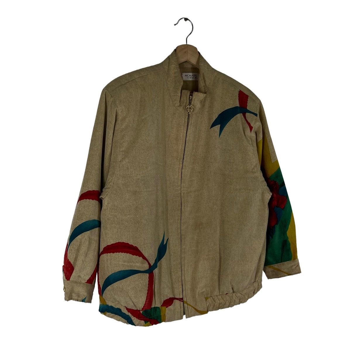 Japanese Brand VINTAGE MICALADY FULL PRINT JACKET Size M / US 6-8 / IT 42-44 - 1 Thumbnail