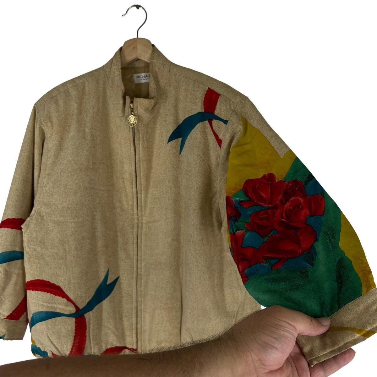 Japanese Brand VINTAGE MICALADY FULL PRINT JACKET Size M / US 6-8 / IT 42-44 - 6 Thumbnail