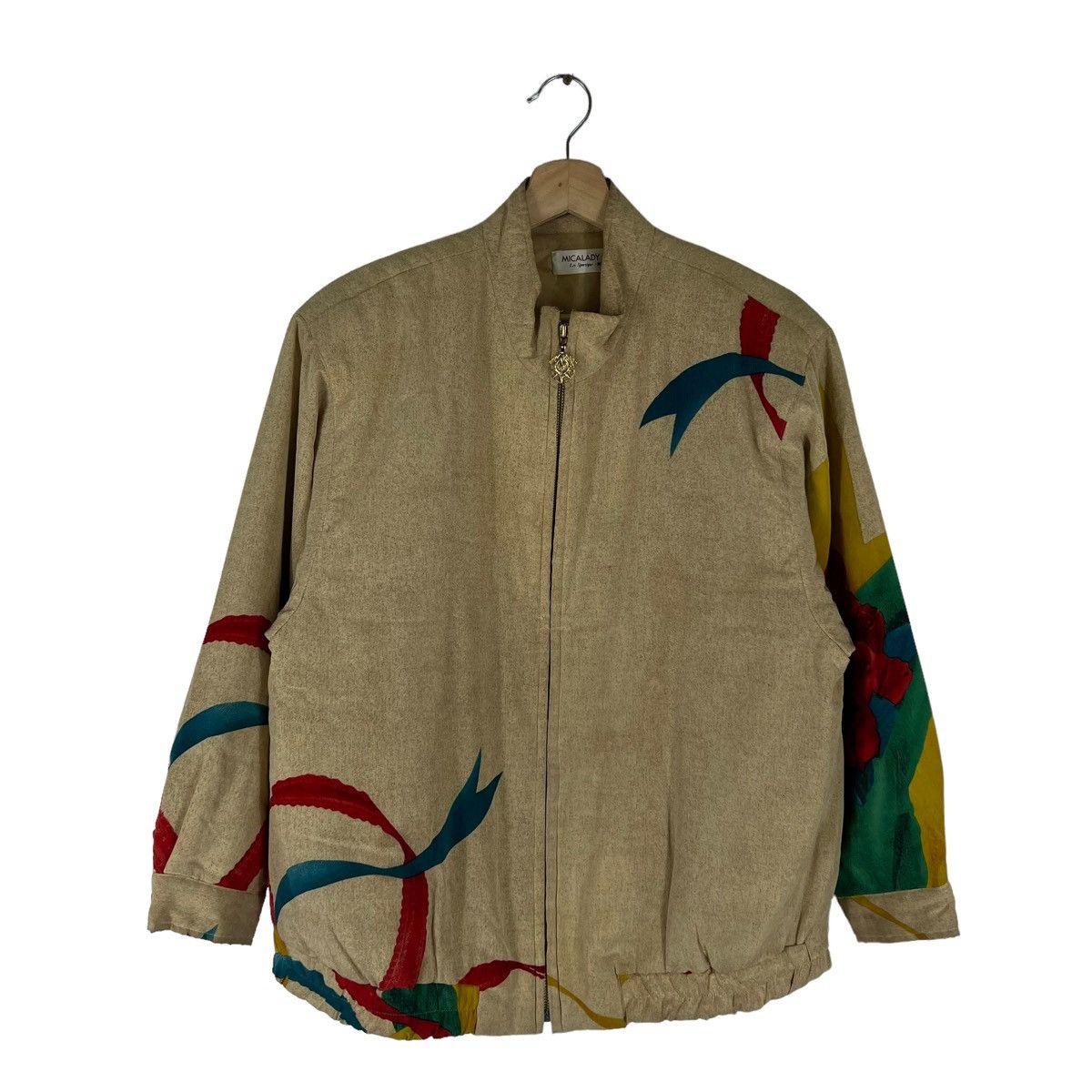 Japanese Brand VINTAGE MICALADY FULL PRINT JACKET Size M / US 6-8 / IT 42-44 - 3 Thumbnail