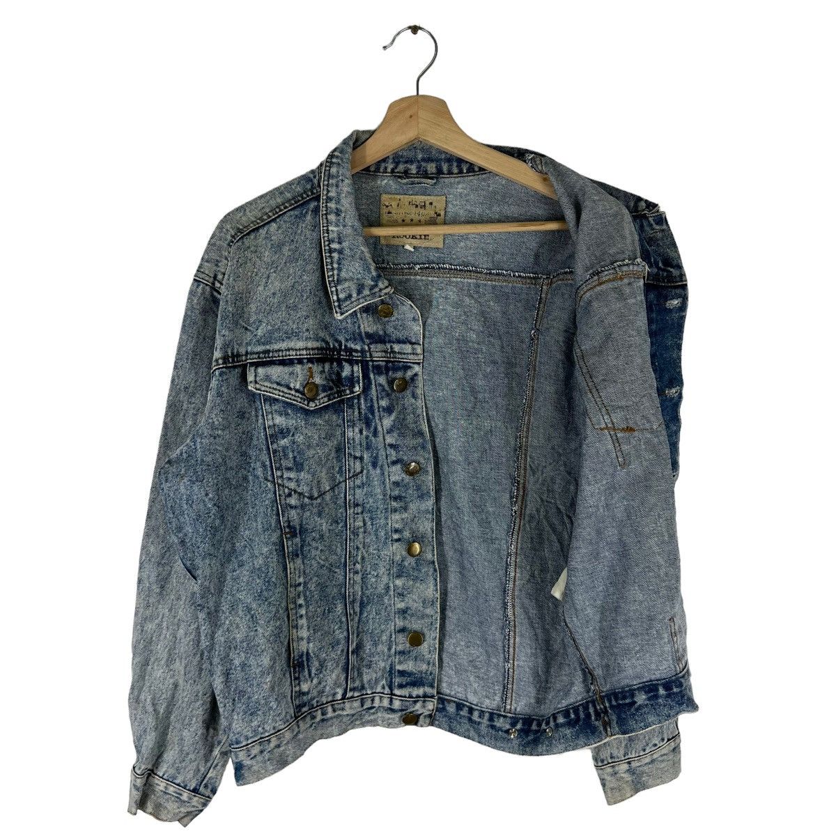 Japanese Brand VINTAGE TRUCKER DENIM JACKET SAFARI ROOKIE Size US M / EU 48-50 / 2 - 10 Thumbnail