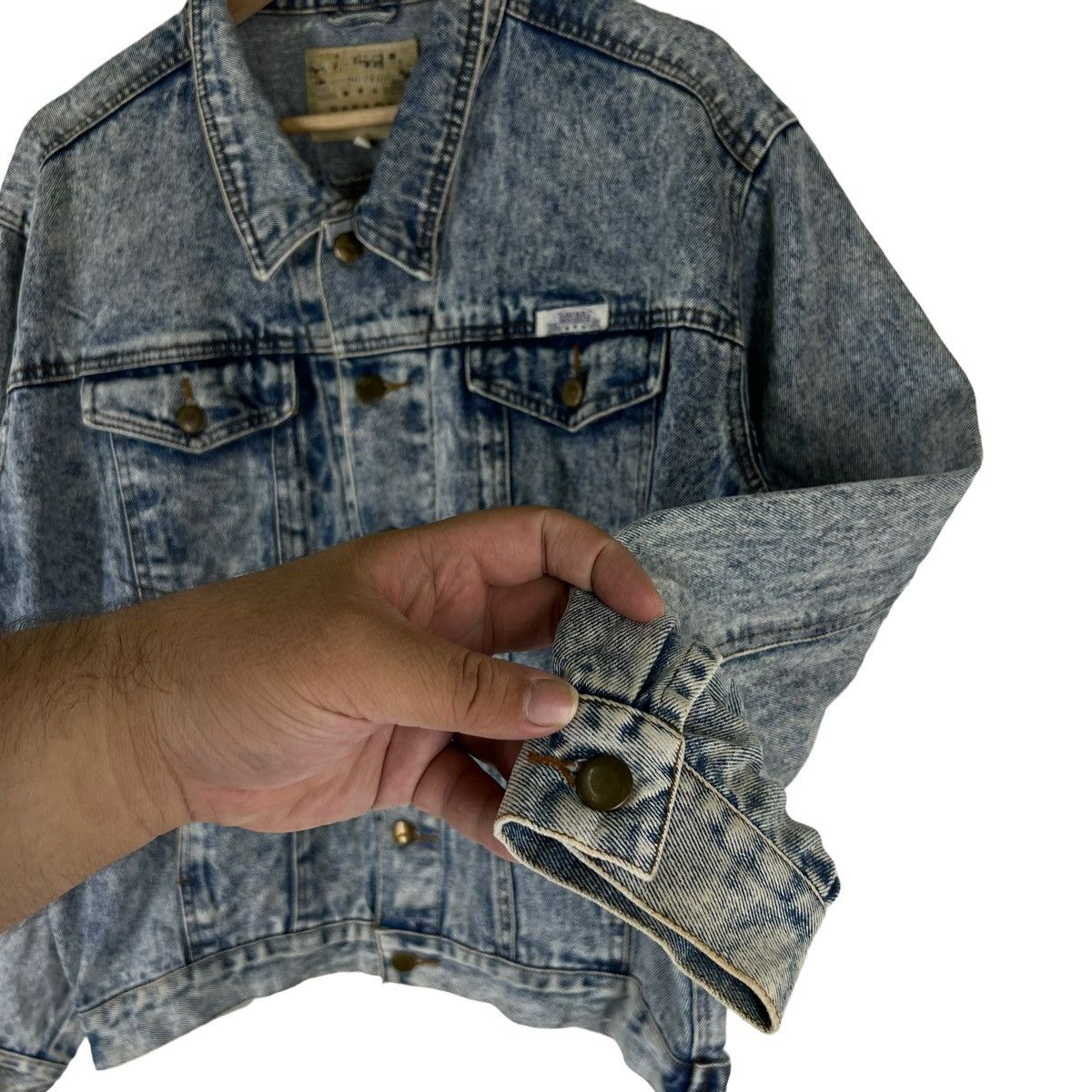 Japanese Brand VINTAGE TRUCKER DENIM JACKET SAFARI ROOKIE Size US M / EU 48-50 / 2 - 9 Thumbnail