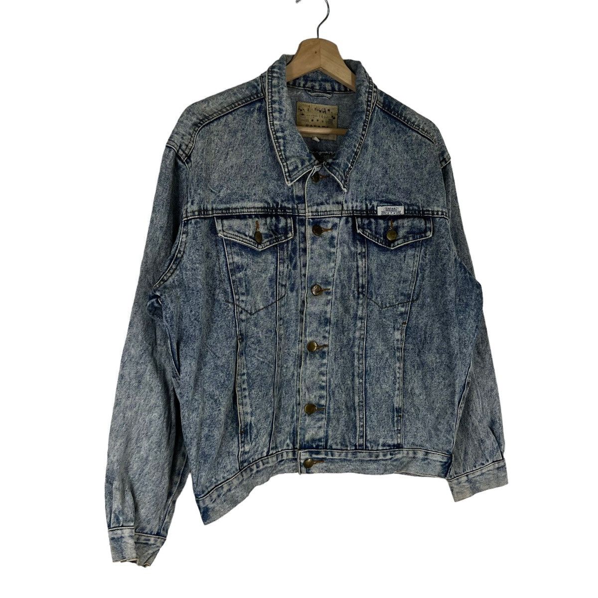 Japanese Brand VINTAGE TRUCKER DENIM JACKET SAFARI ROOKIE Size US M / EU 48-50 / 2 - 7 Thumbnail