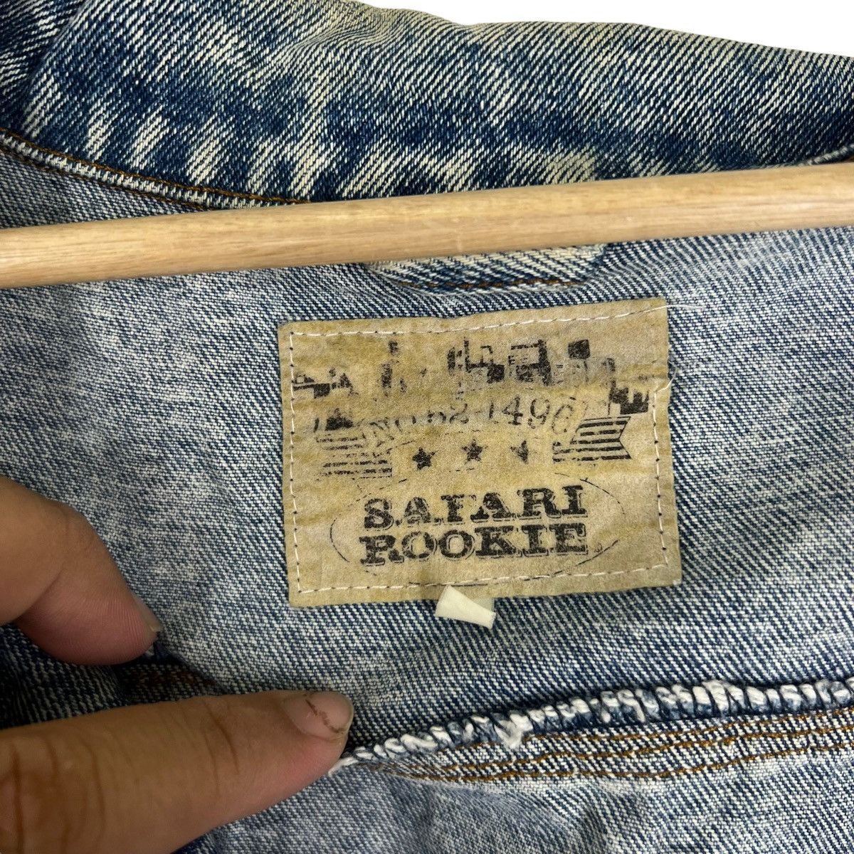 Japanese Brand VINTAGE TRUCKER DENIM JACKET SAFARI ROOKIE Size US M / EU 48-50 / 2 - 8 Thumbnail
