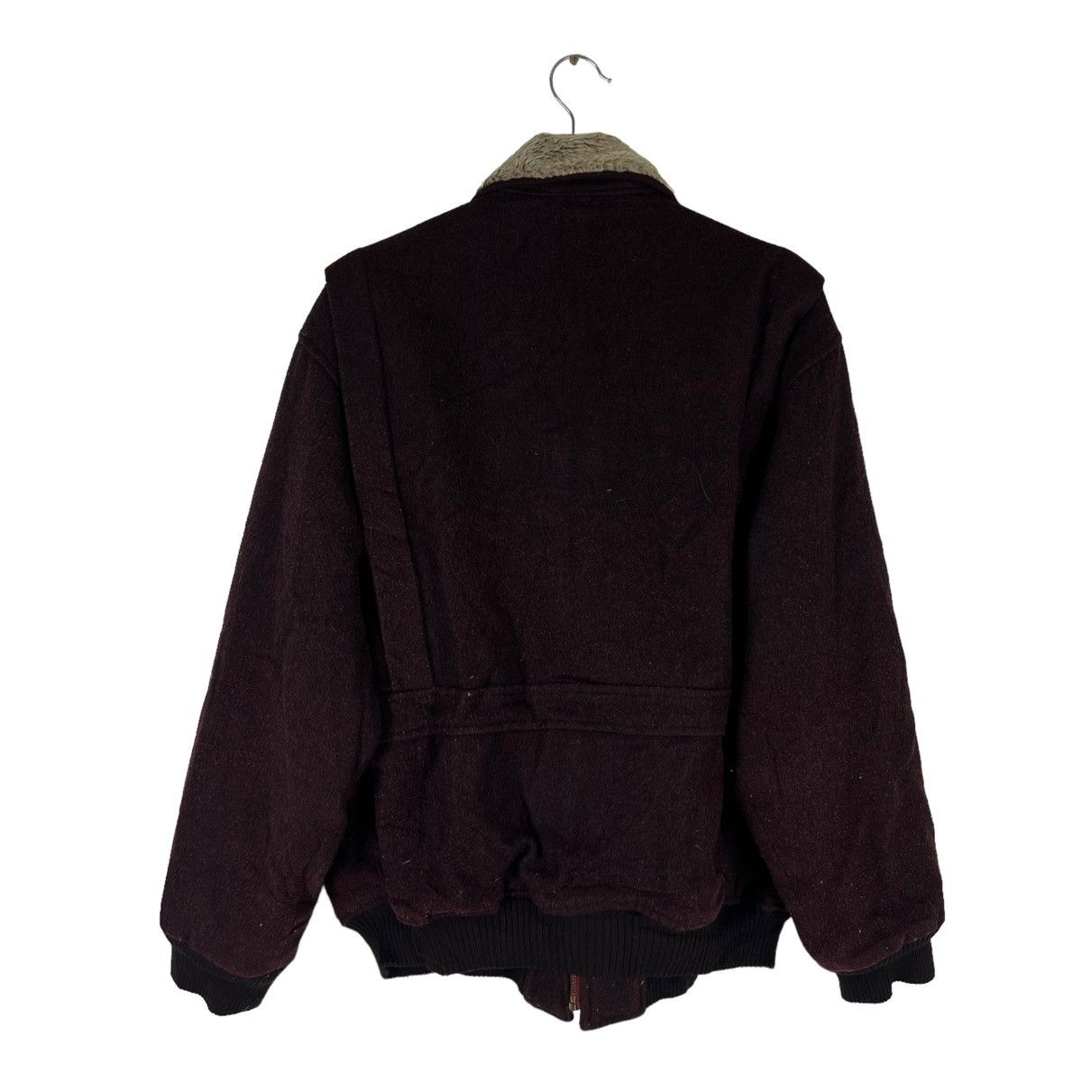 Japanese Brand VINTAGE WOOL VARSITY JACKET RICH MAN EDWIN COMPANY Size US L / EU 52-54 / 3 - 6 Thumbnail