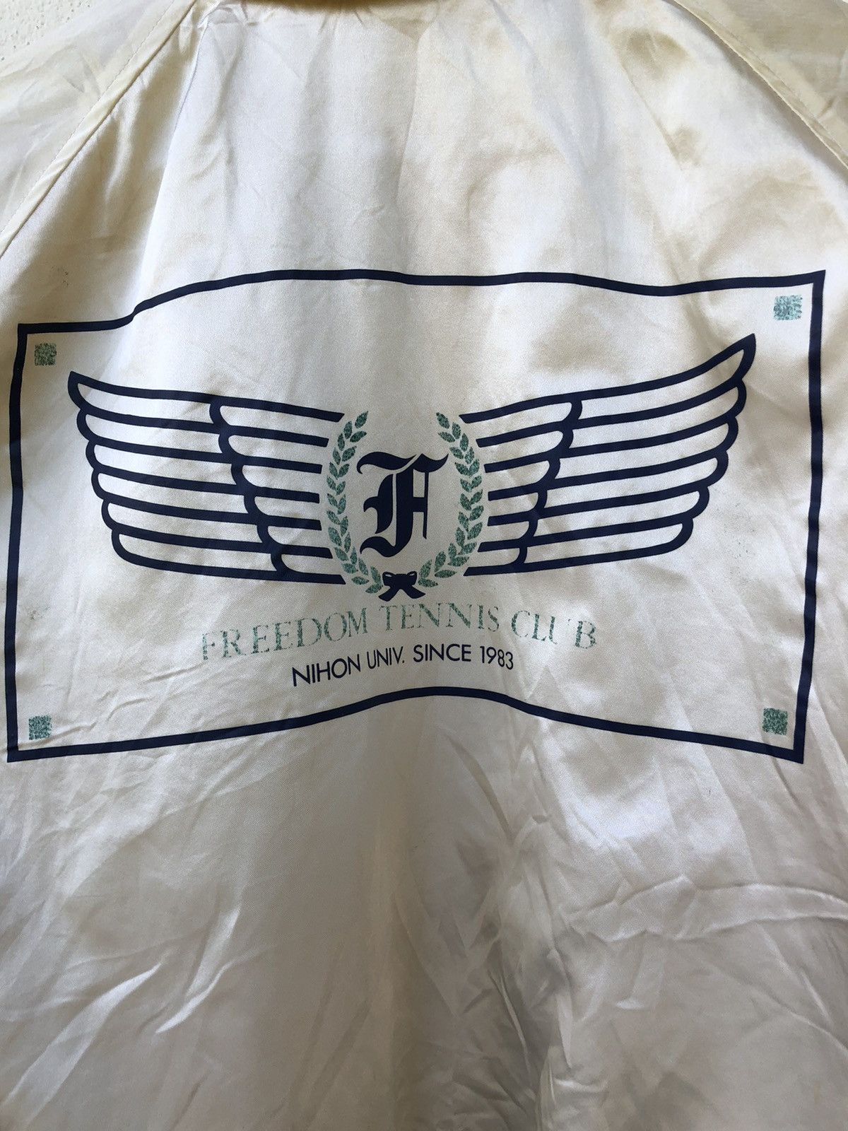 Mademoiselle Non Non Vintage Run A Way Tennis Jacket Size US L / EU 52-54 / 3 - 3 Thumbnail