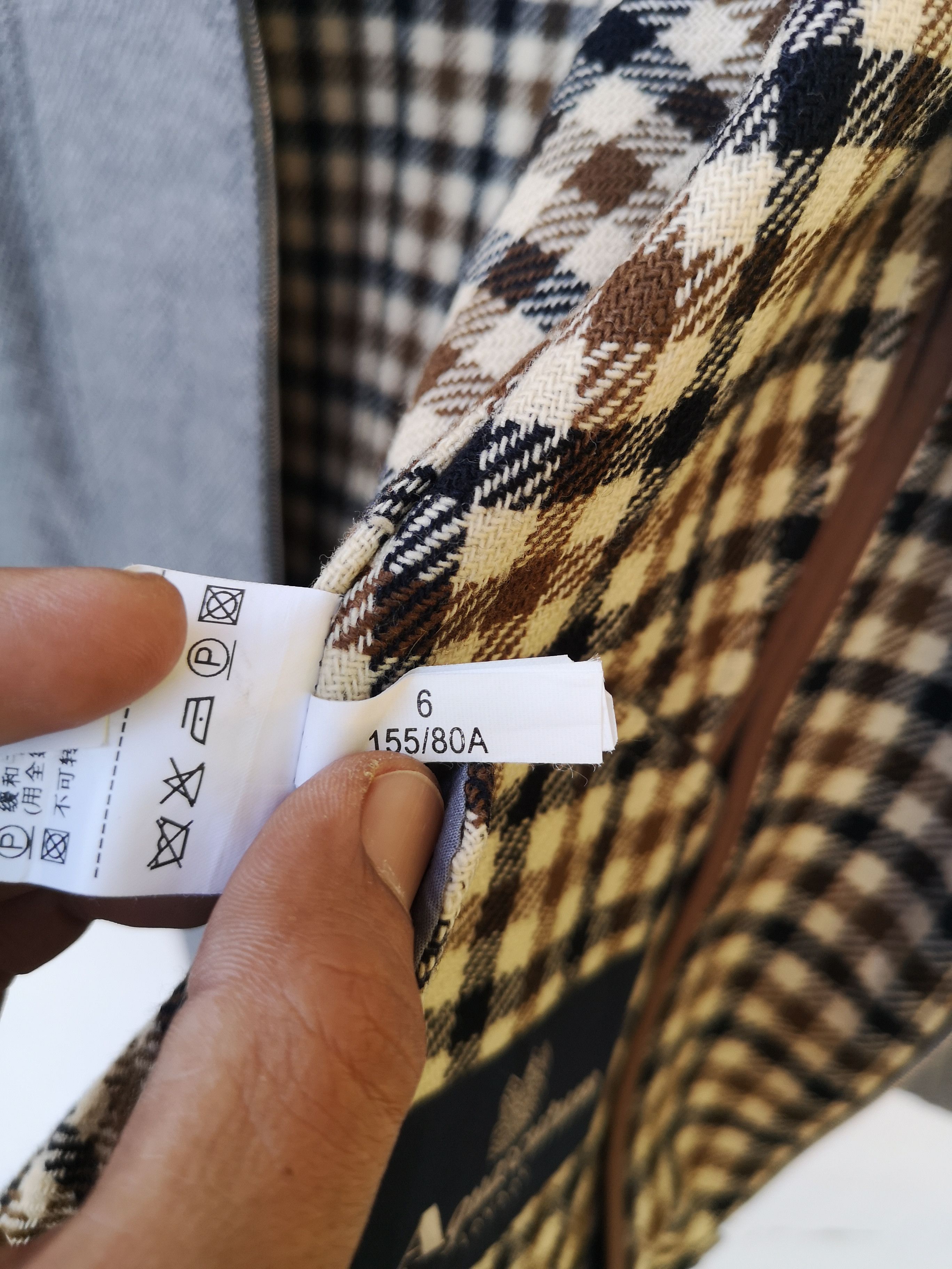 Aquascutum 🫴🏻Aquascutum Checkered inner wool jacket Size US S / EU 44-46 / 1 - 5 Thumbnail
