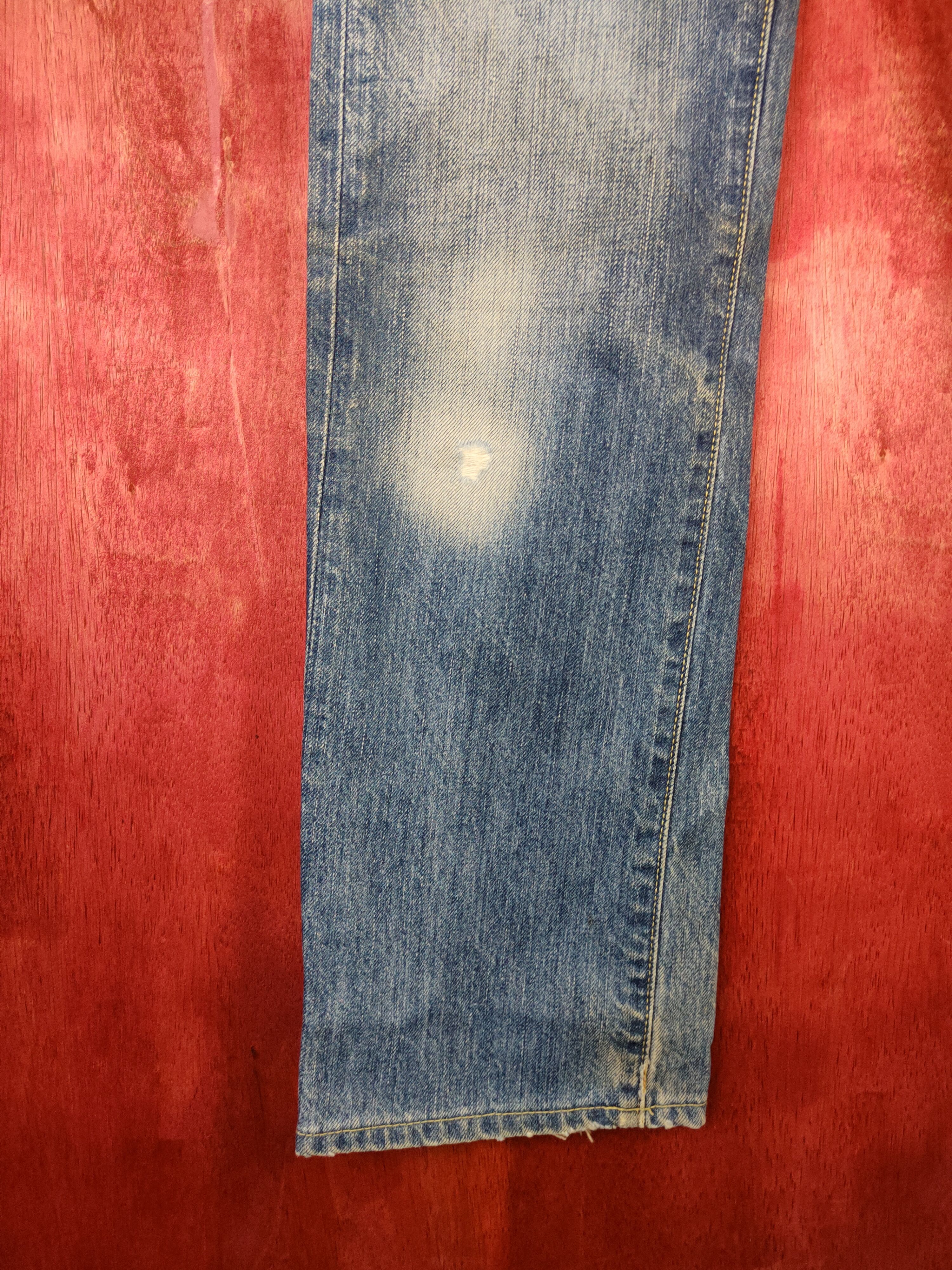 Japanese Brand × Uniqlo Uniqlo Blue Faded jeans Denim pants #5969 Size US 27 - 4 Thumbnail