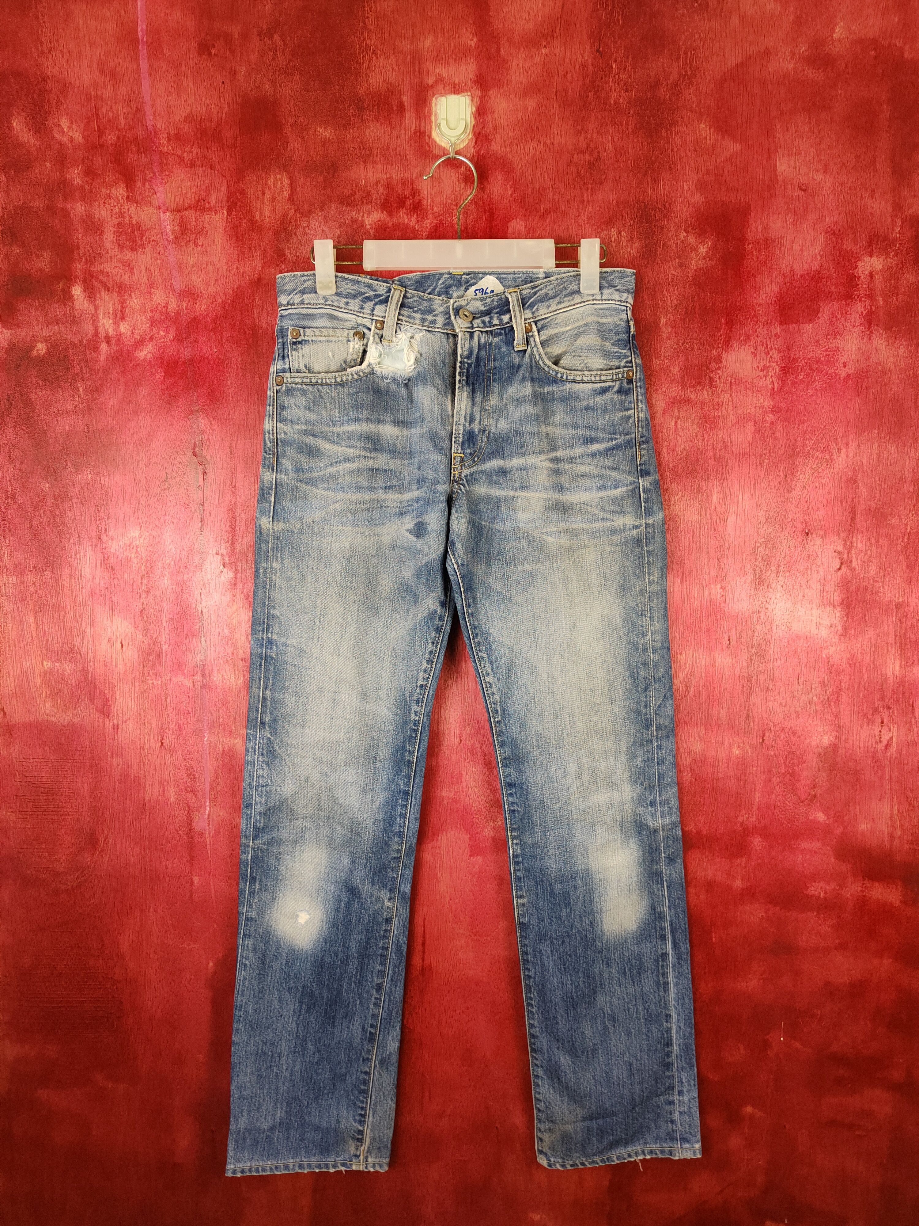 Uniqlo Blue Faded jeans Denim pants #5969