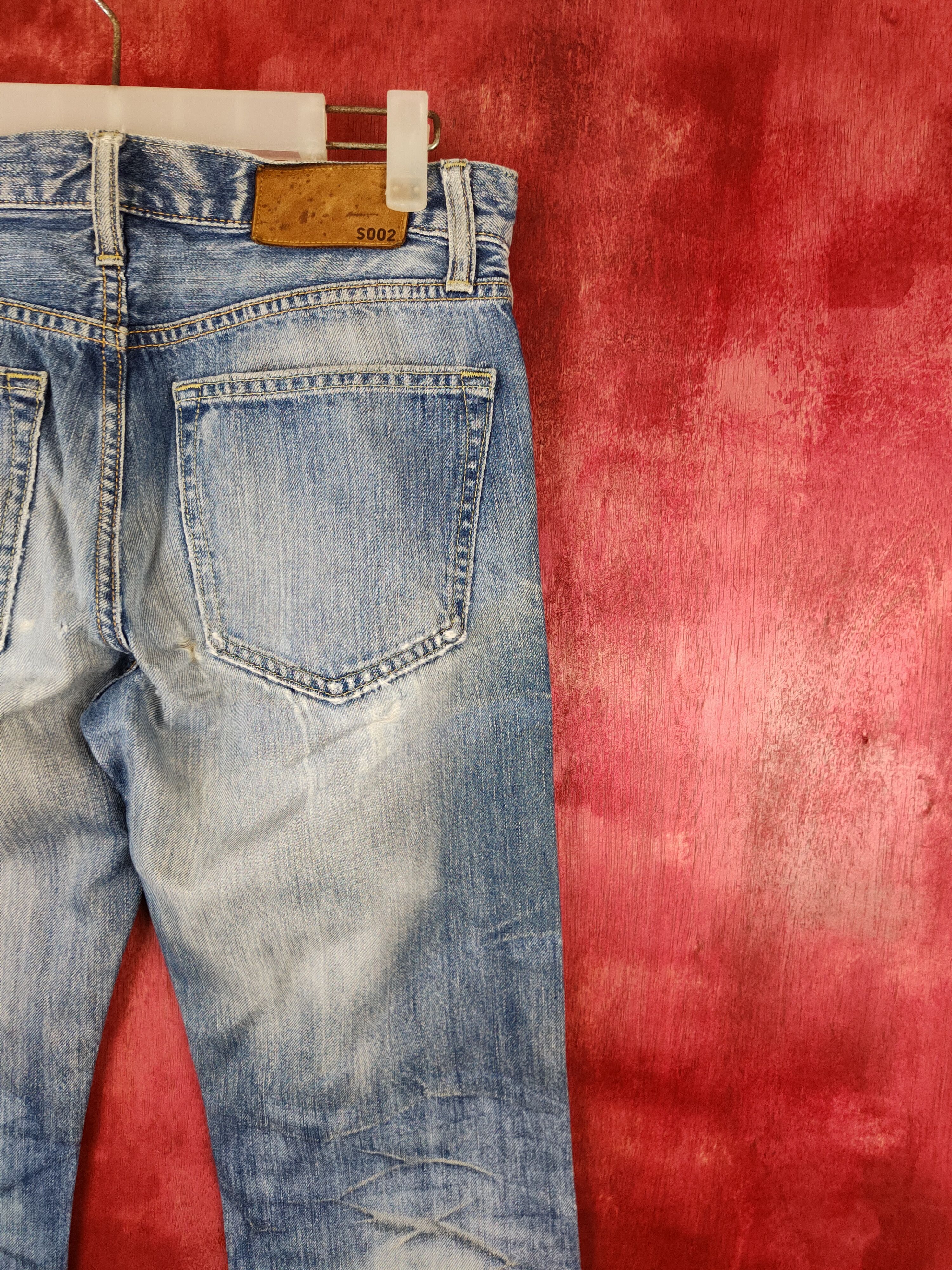 Japanese Brand × Uniqlo Uniqlo Blue Faded jeans Denim pants #5969 Size US 27 - 10 Thumbnail