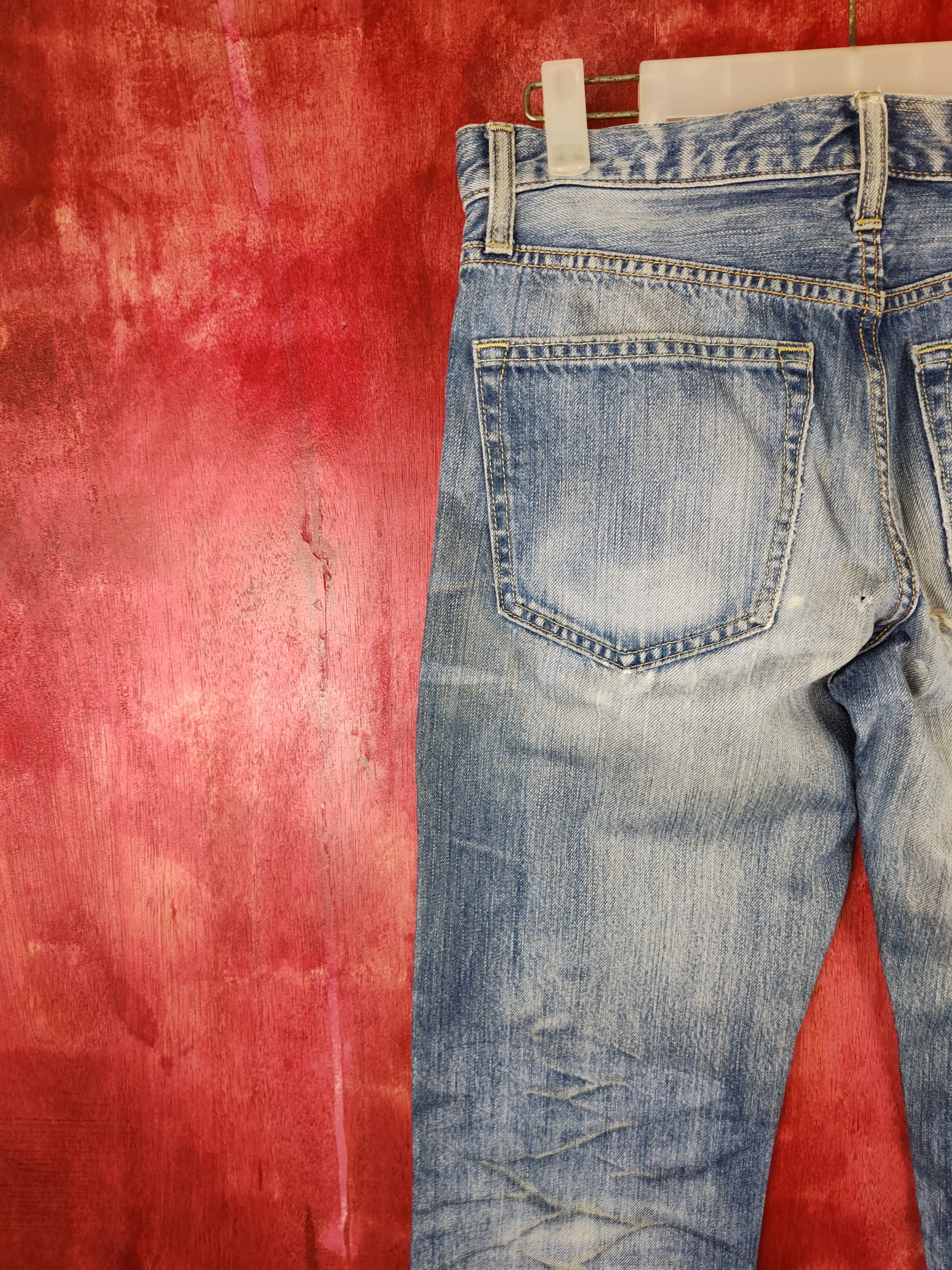 Japanese Brand × Uniqlo Uniqlo Blue Faded jeans Denim pants #5969 Size US 27 - 8 Thumbnail