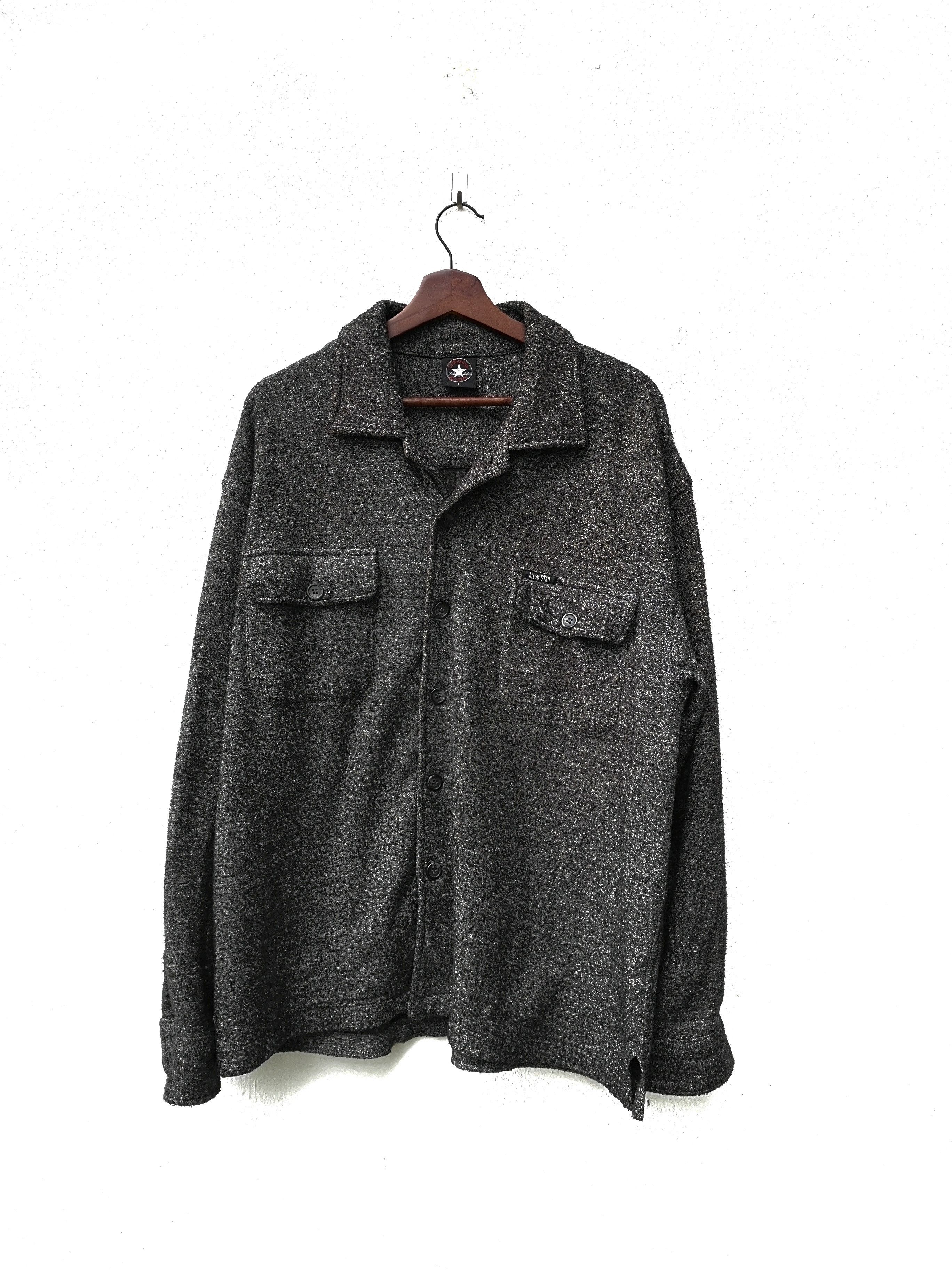 Converse Vintage Converse Buton Down with Double Pocket WoolMaterial Size US L / EU 52-54 / 3 - 1 Thumbnail