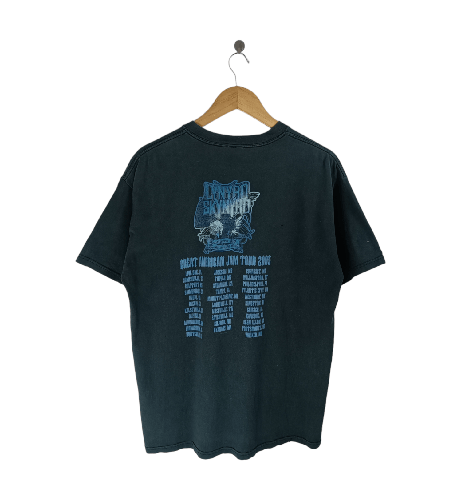 Band Tees VINTAGE '05 LYNYRD SKYNYRD TOUR (zz top zeppelin kid rock) Size US L / EU 52-54 / 3 - 2 Thumbnail