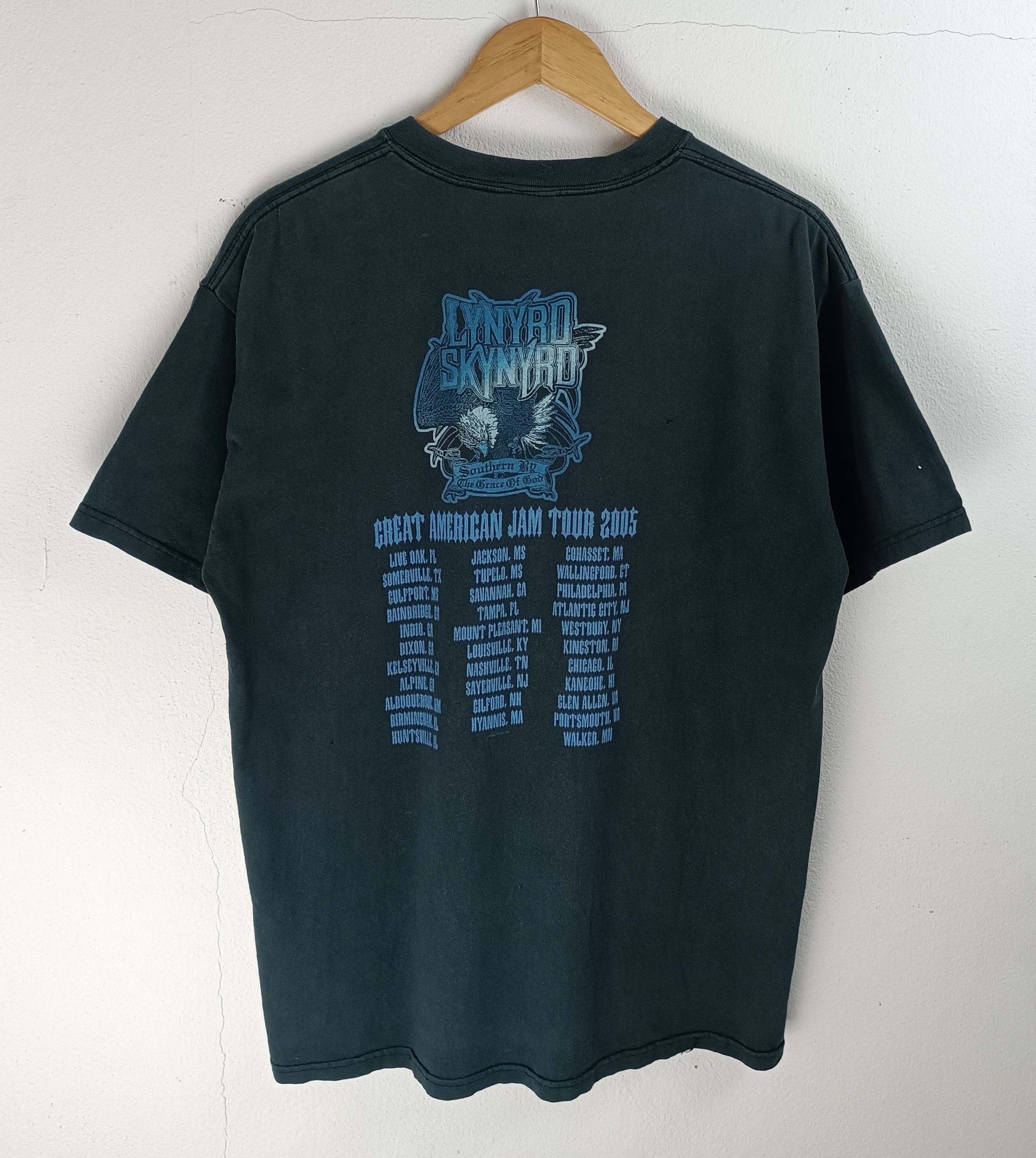 Band Tees VINTAGE '05 LYNYRD SKYNYRD TOUR (zz top zeppelin kid rock) Size US L / EU 52-54 / 3 - 4 Thumbnail